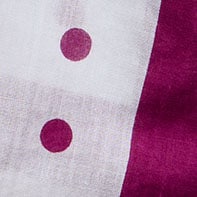 Printed lightweight cotton scarf SERENE BLUE PLUM