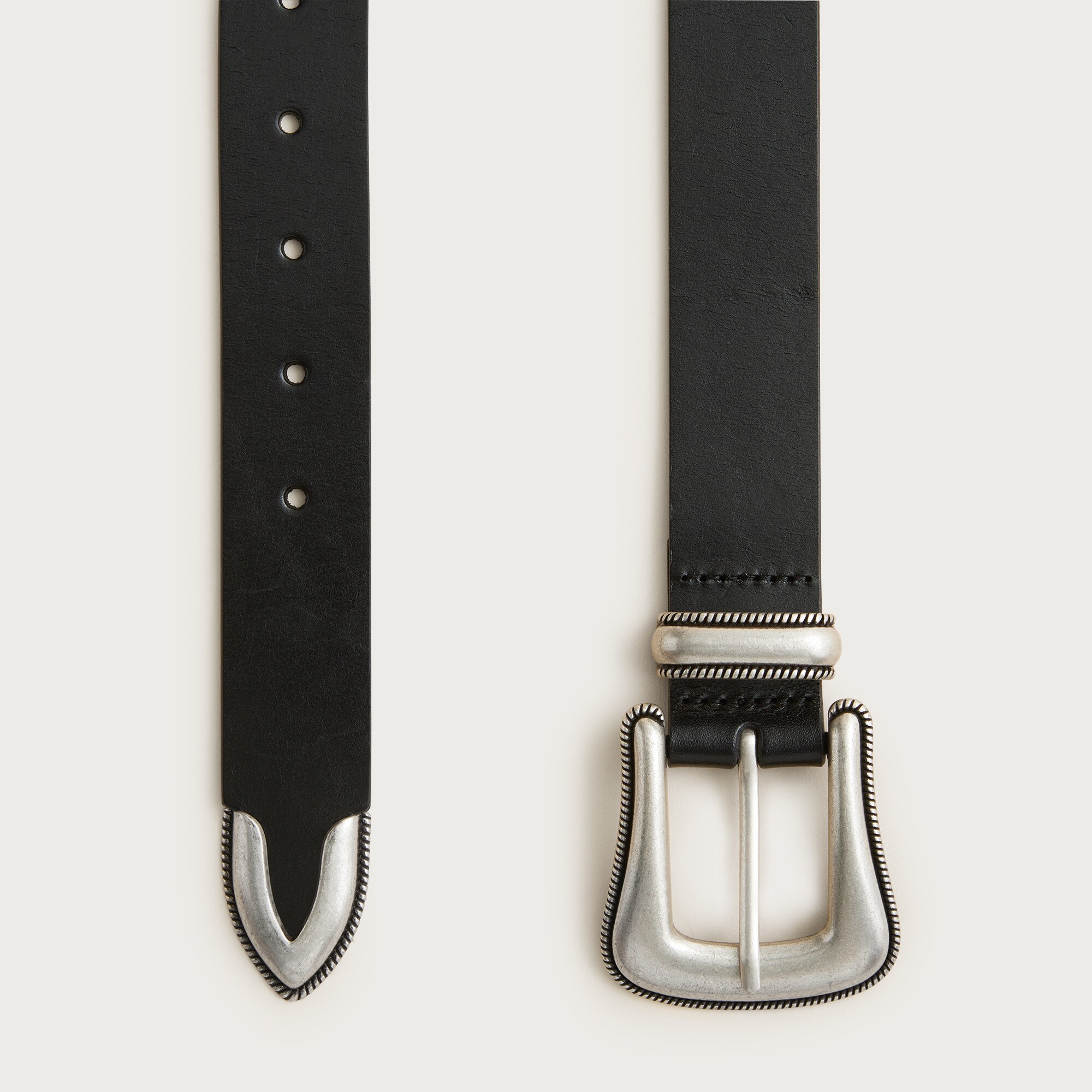 j crew leather dress belt J.Crew Men's Italian suede and leather round-buckle dress belt (Size 36)
