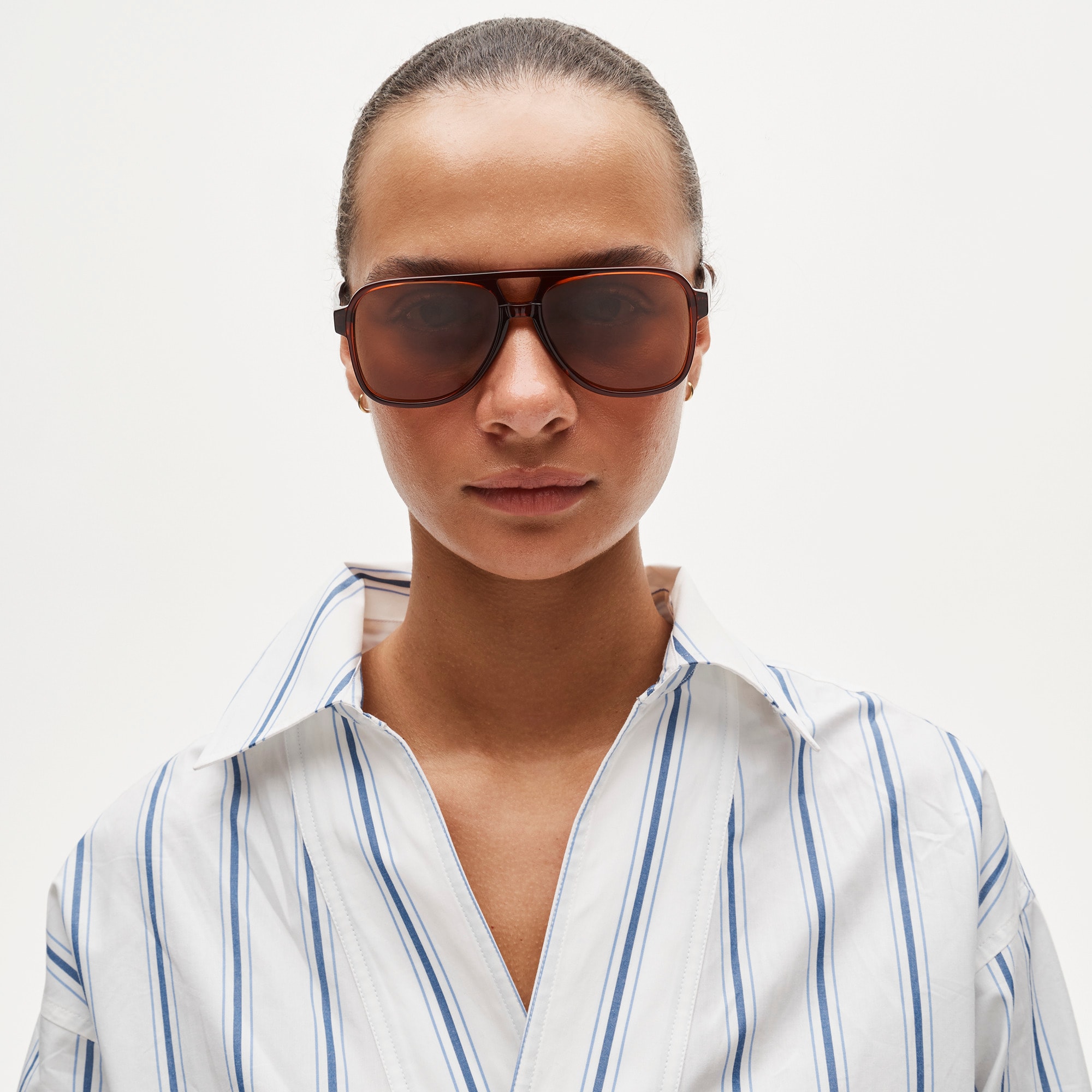 Oversized aviator sunglasses