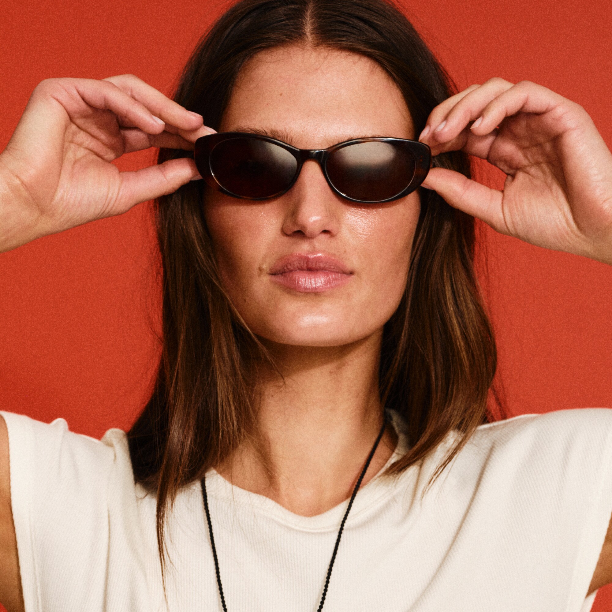 Cabana Oversized Sunglasses For Women | J.Crew display picture 2