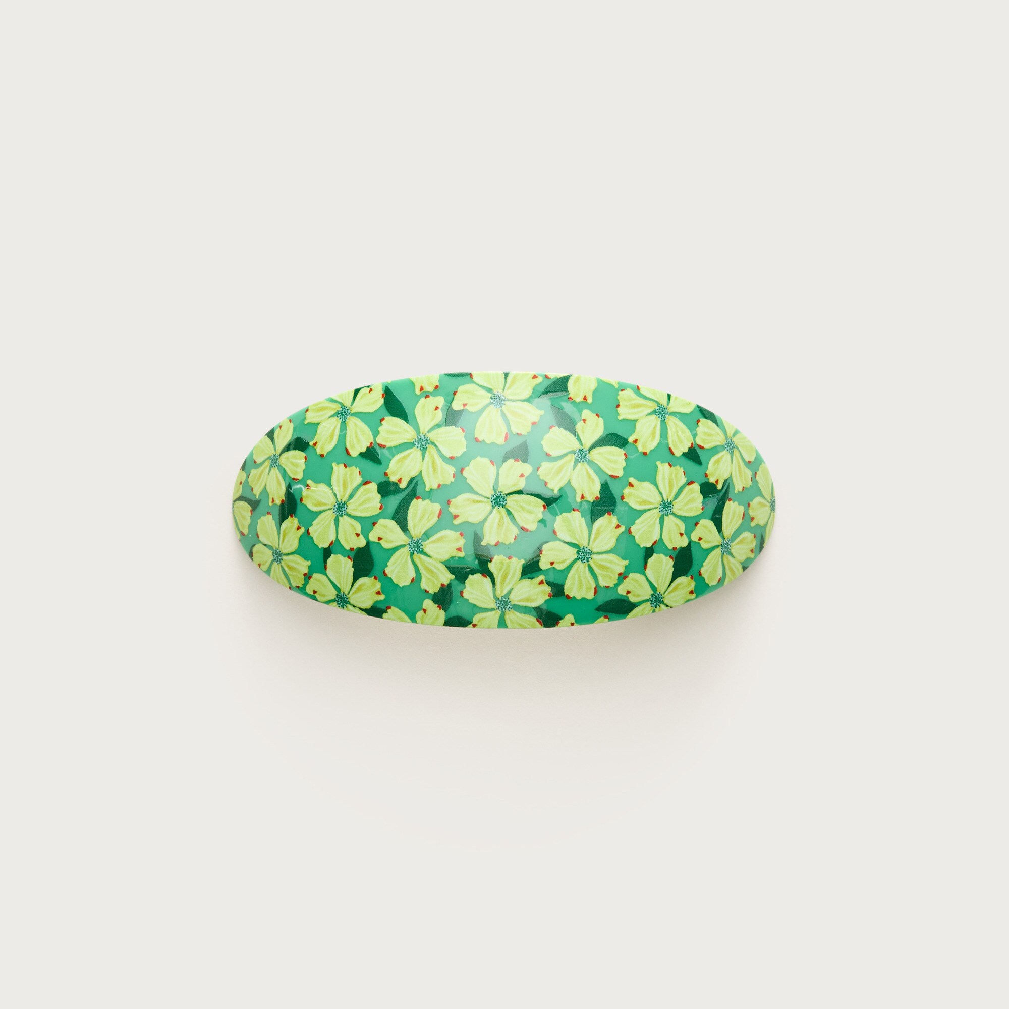 Bandana-print Oval Hair Clip For Women | J.Crew