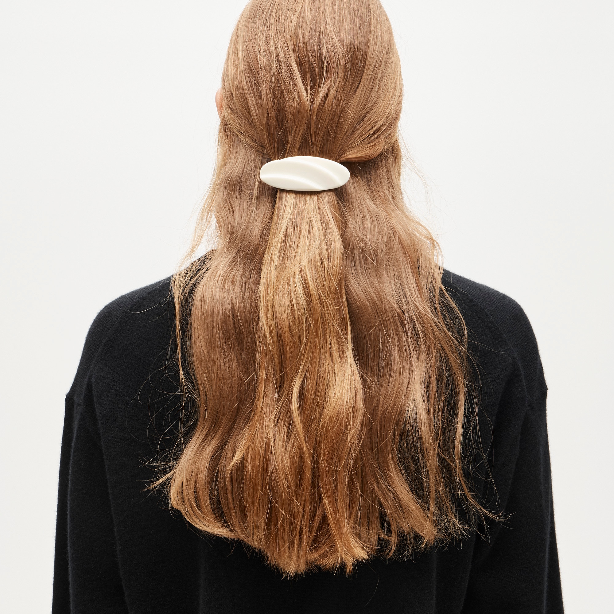 Textured Oval Hair Clip For Women | J.Crew