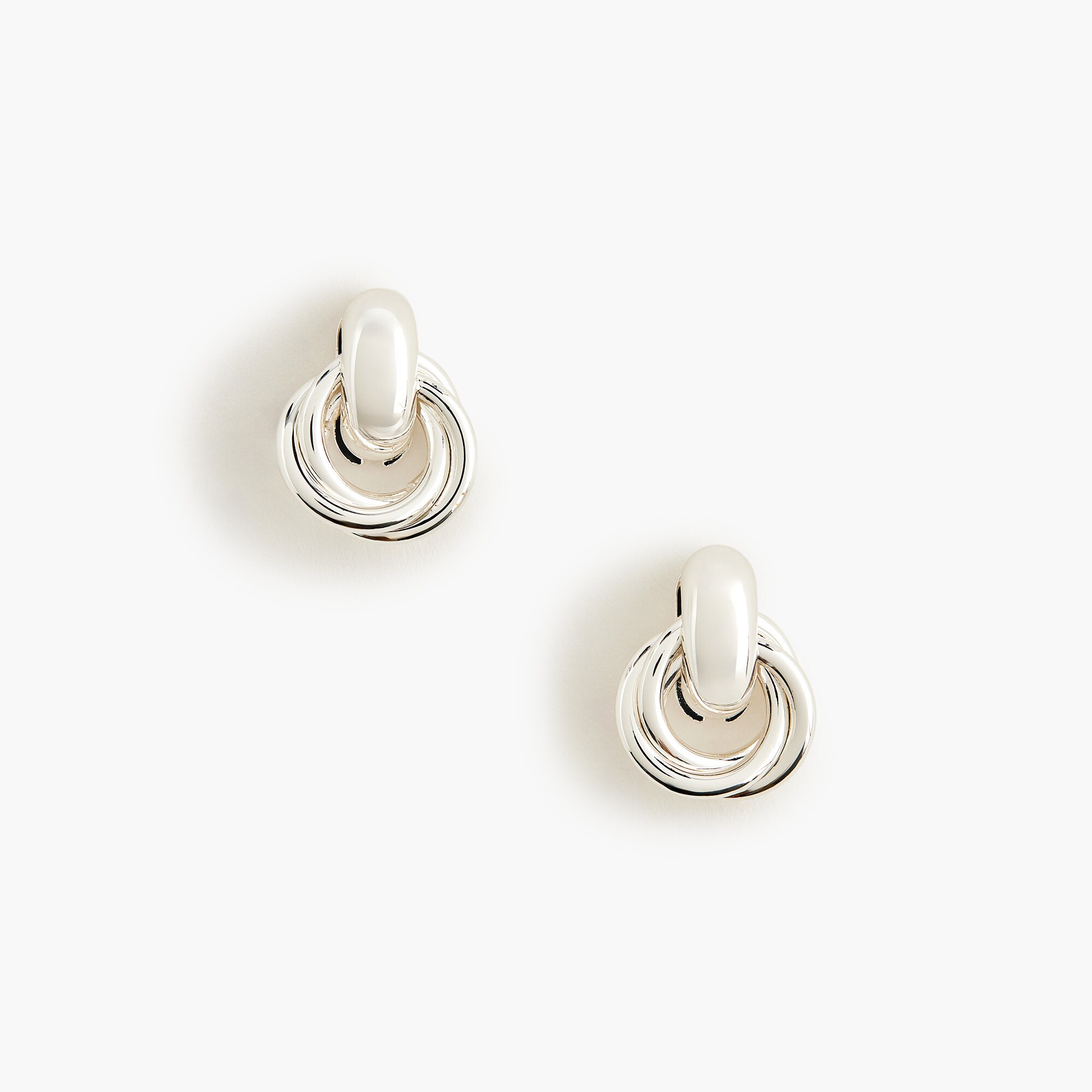 knotted drop statement earrings for women