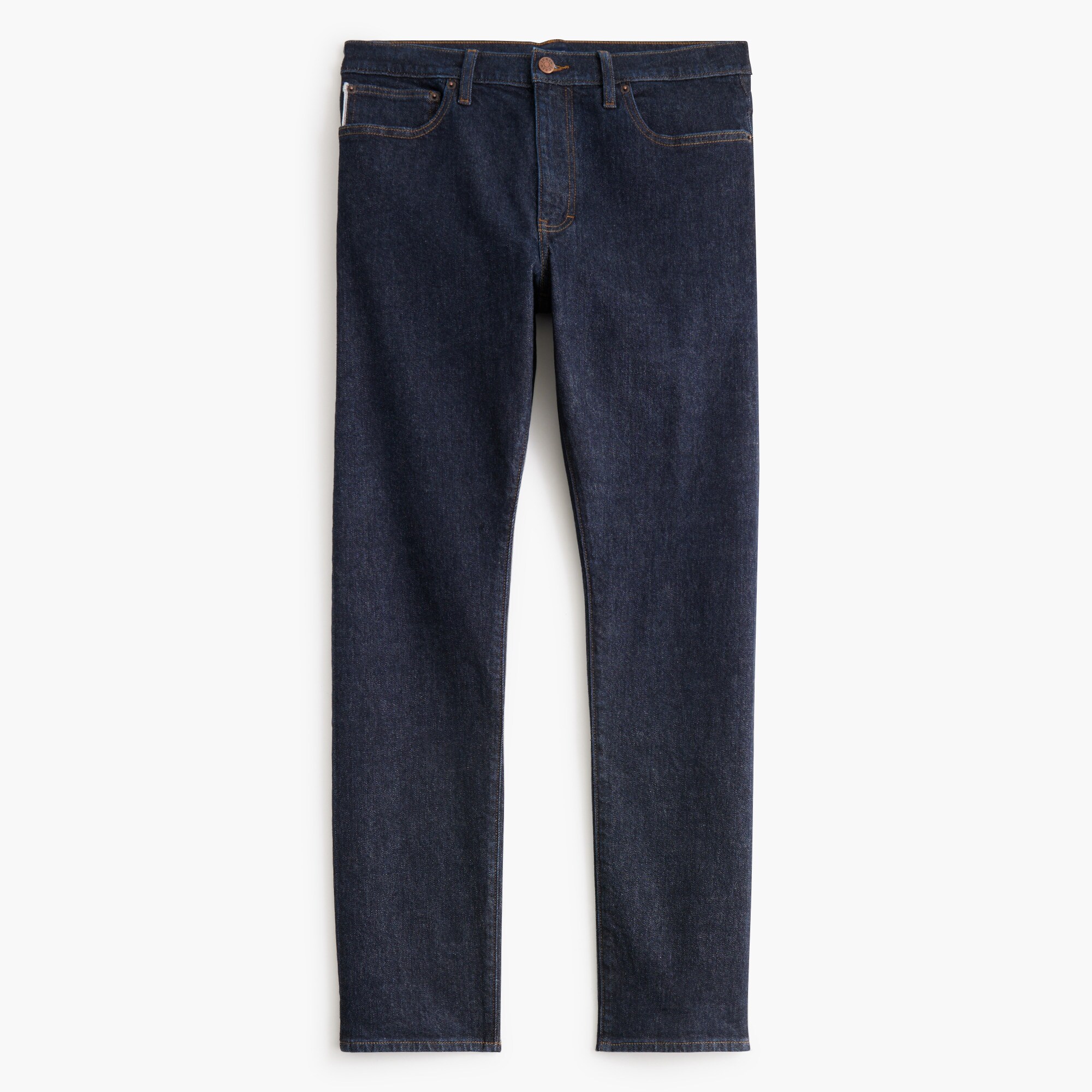 Straight-fit selvedge jean in signature flex
