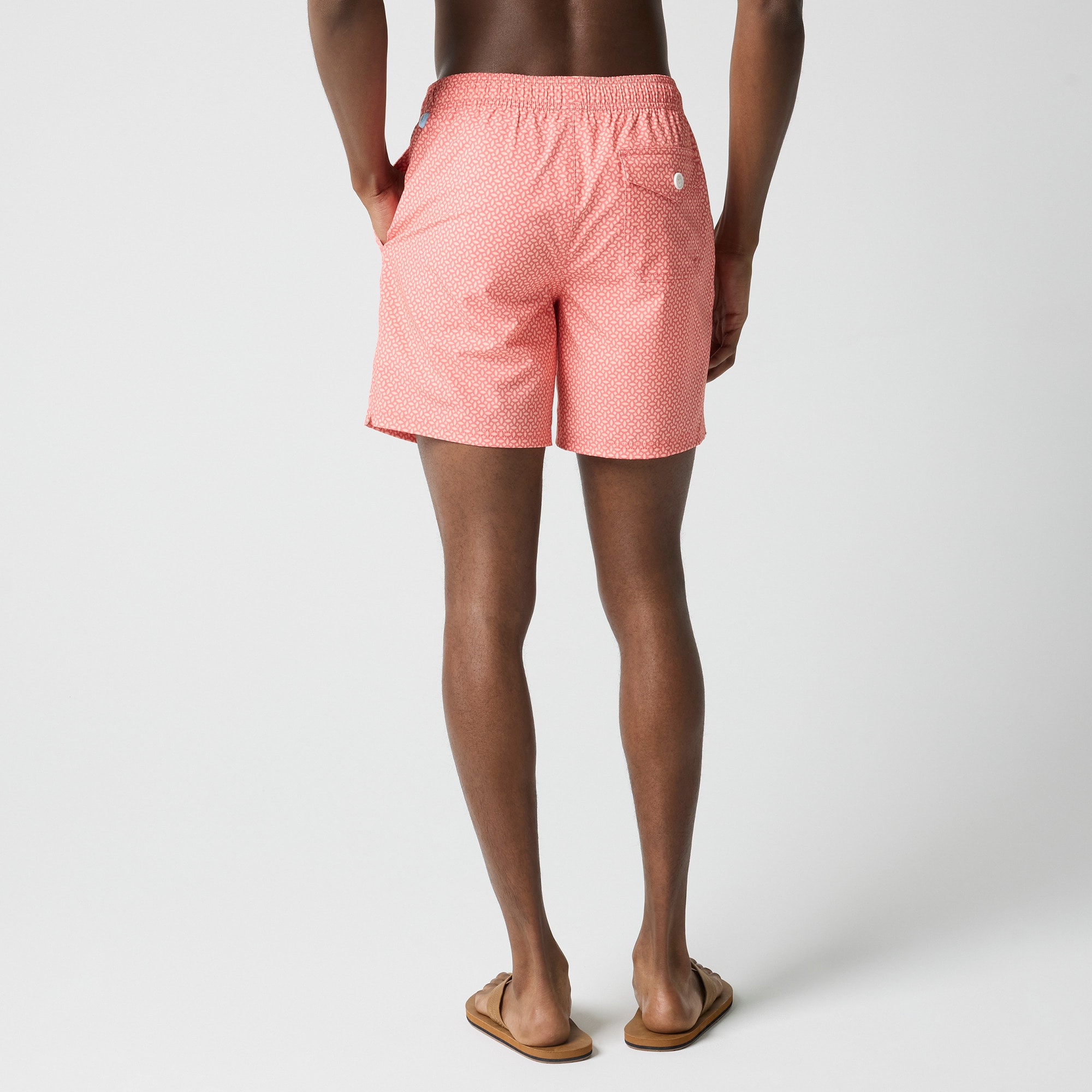 7" compression-lined swim trunk