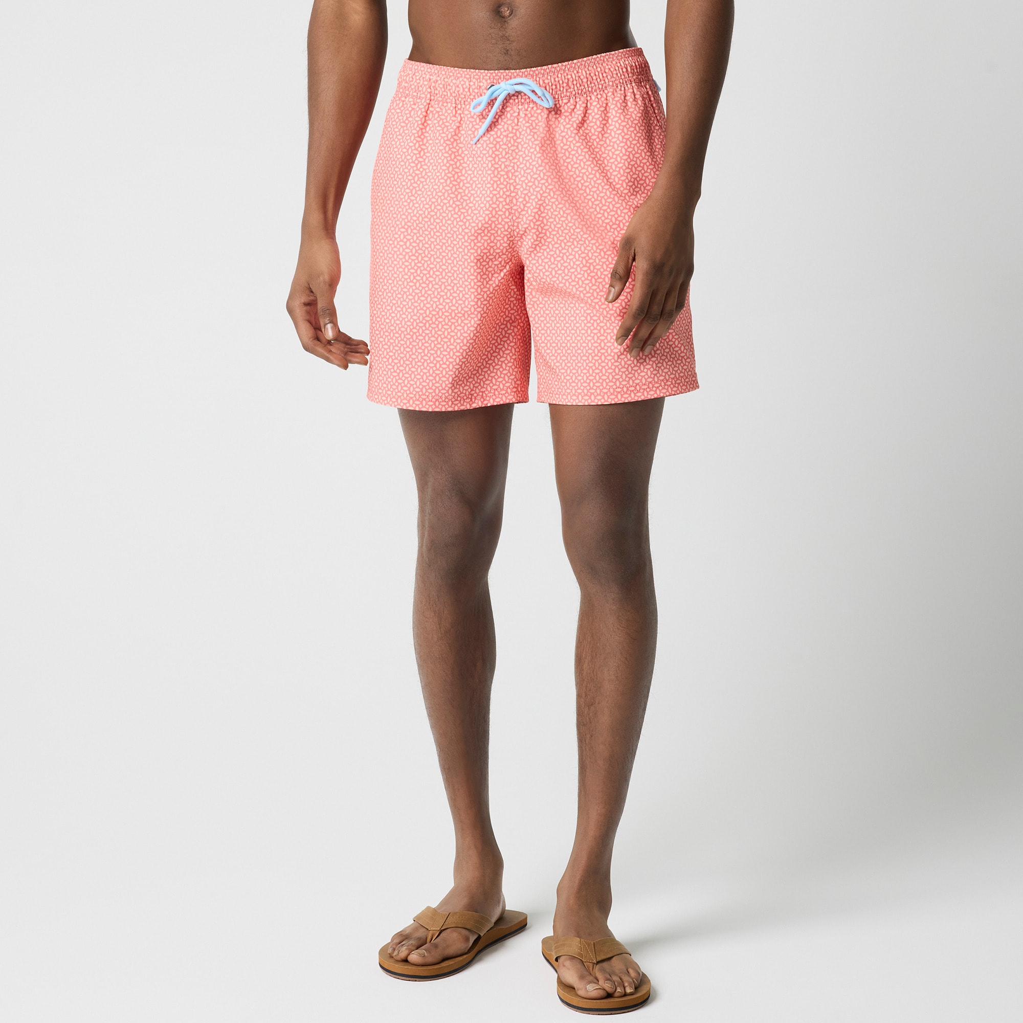  7" compression-lined swim trunk