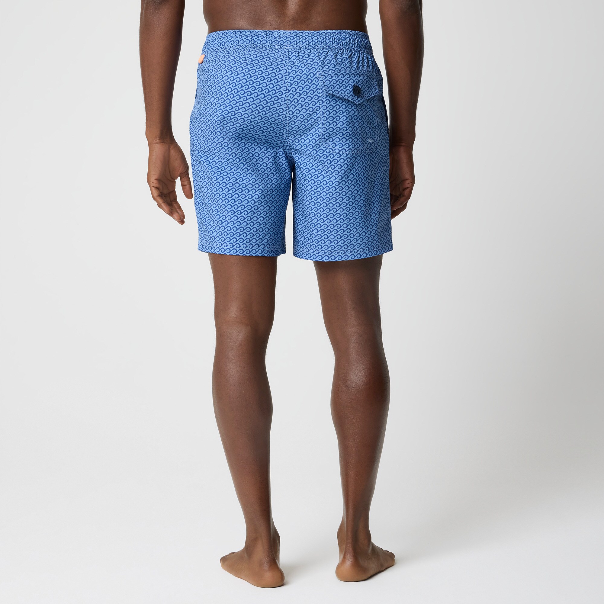 7" compression-lined swim trunk