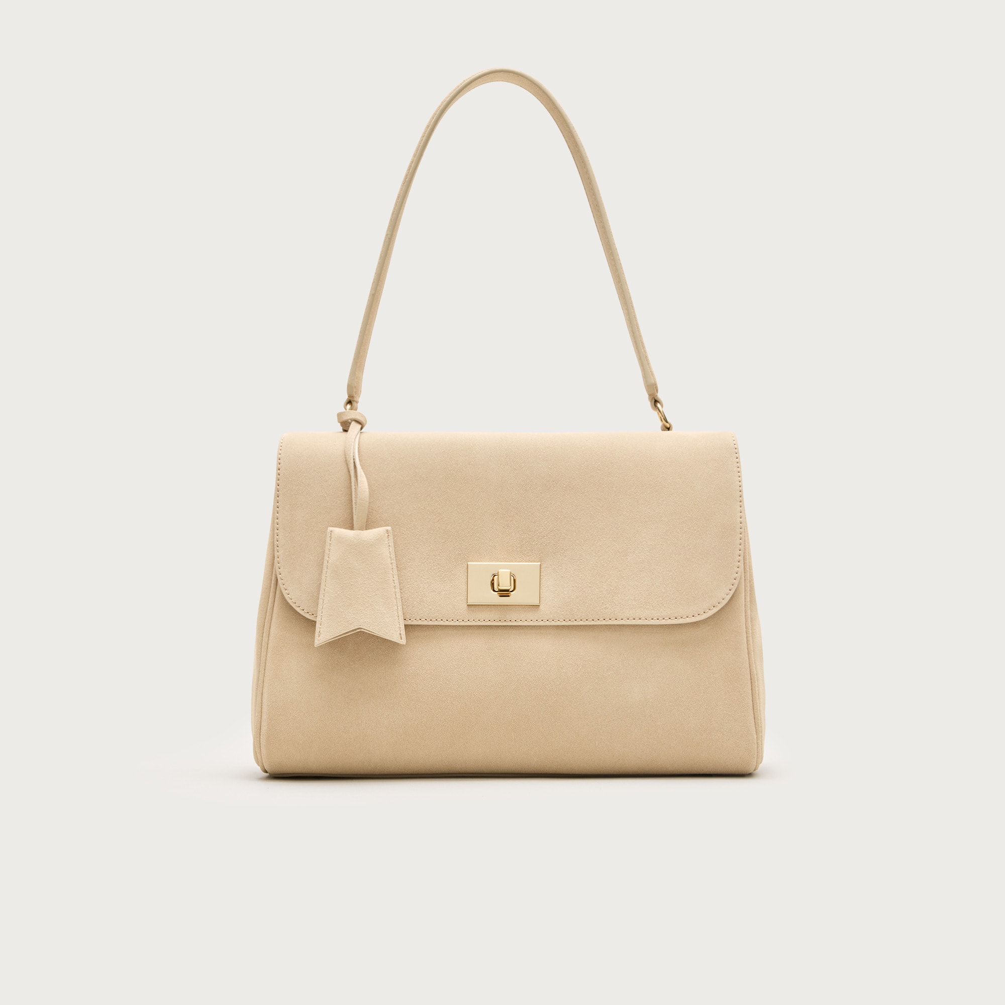 Evie shoulder bag in suede