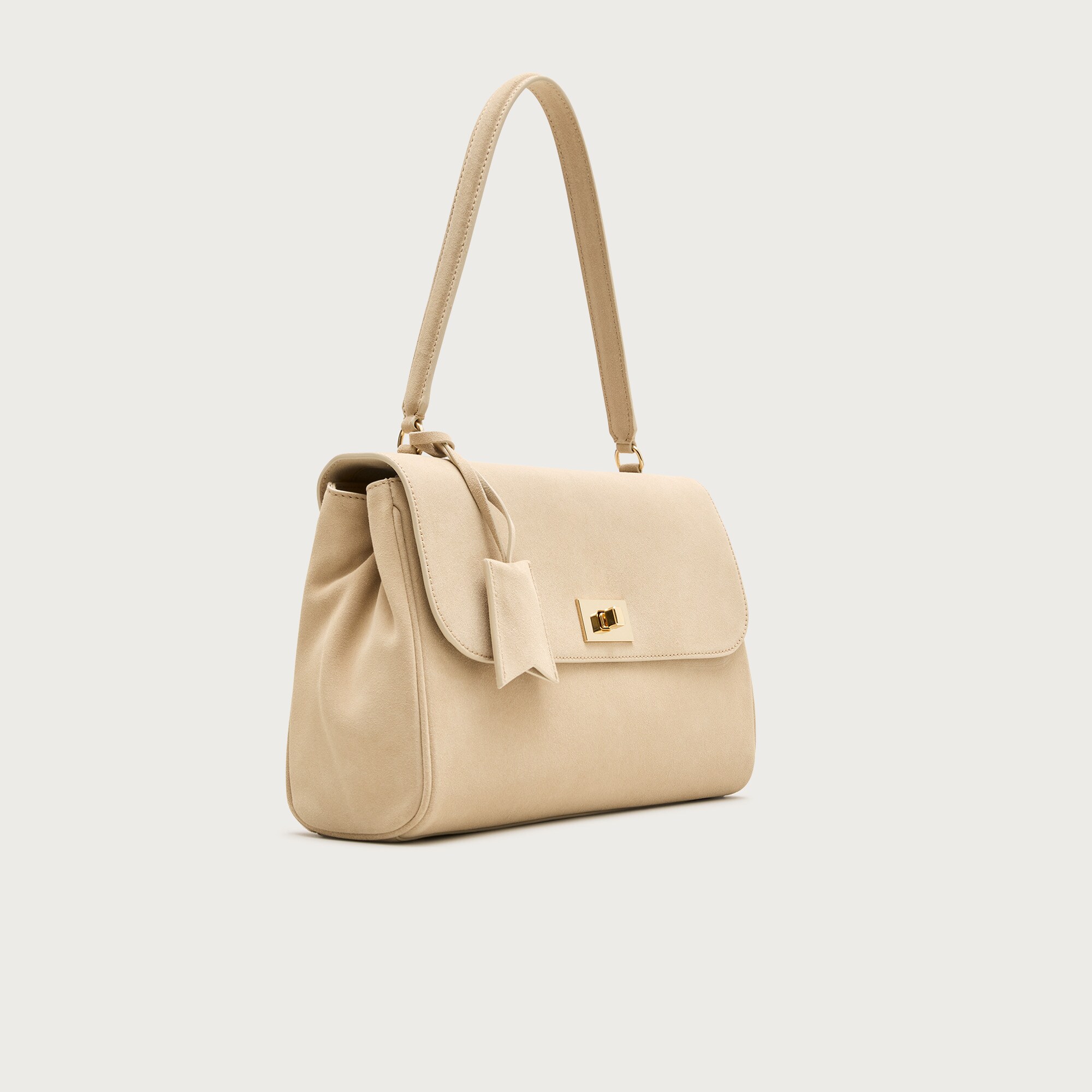 Evie shoulder bag in suede