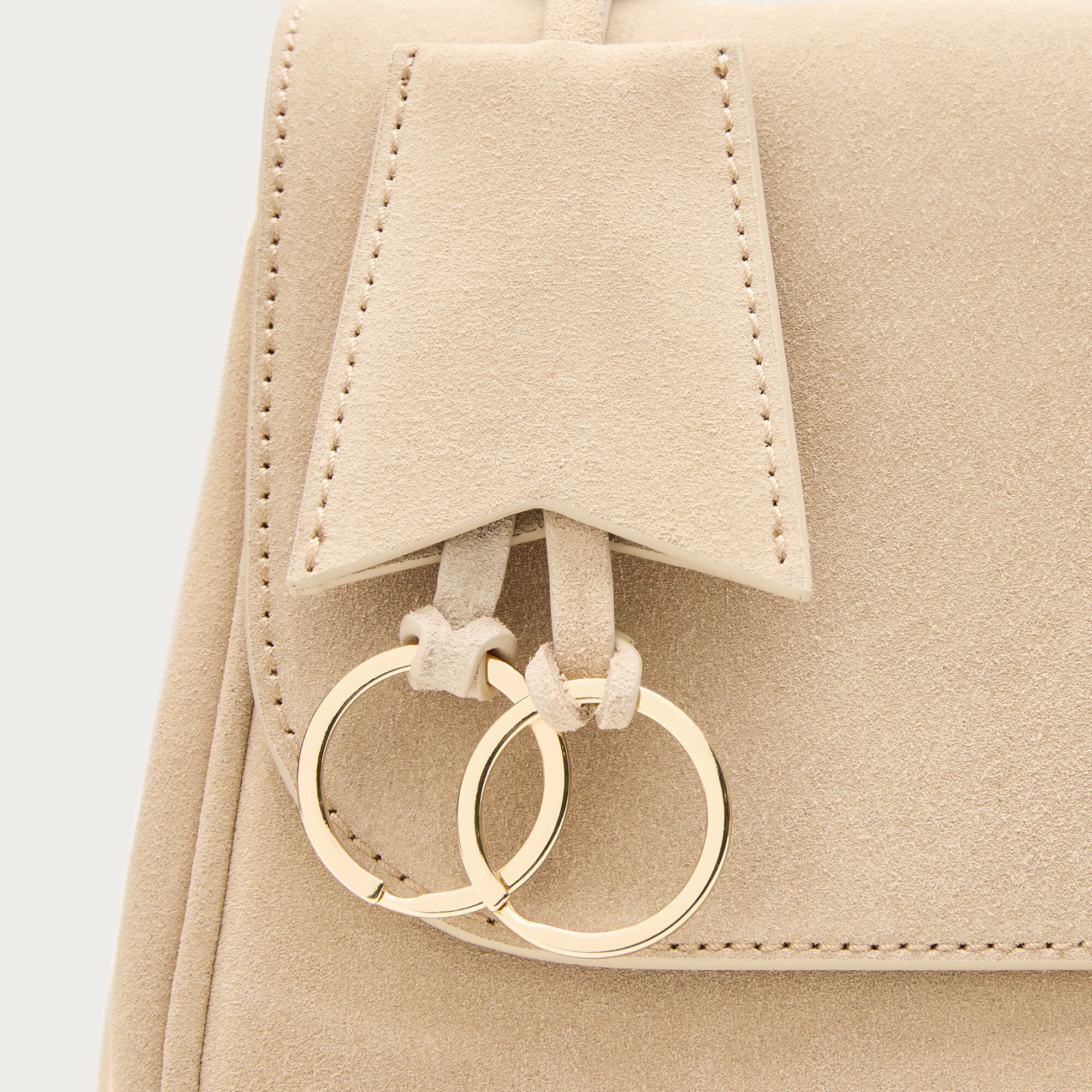 Evie shoulder bag in suede