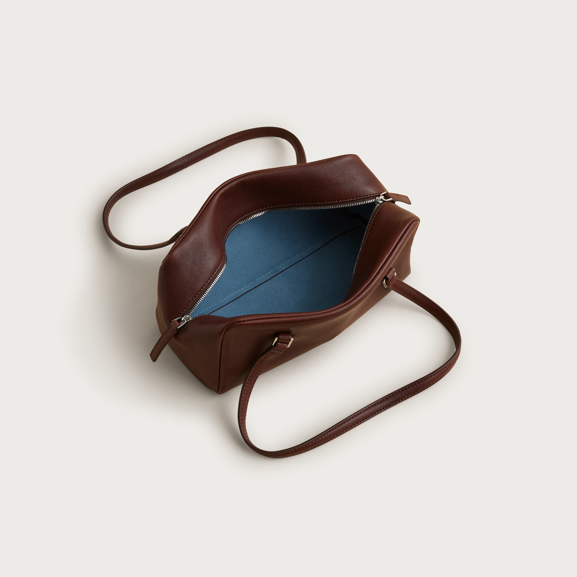 Delphine shoulder bag in novelty leather