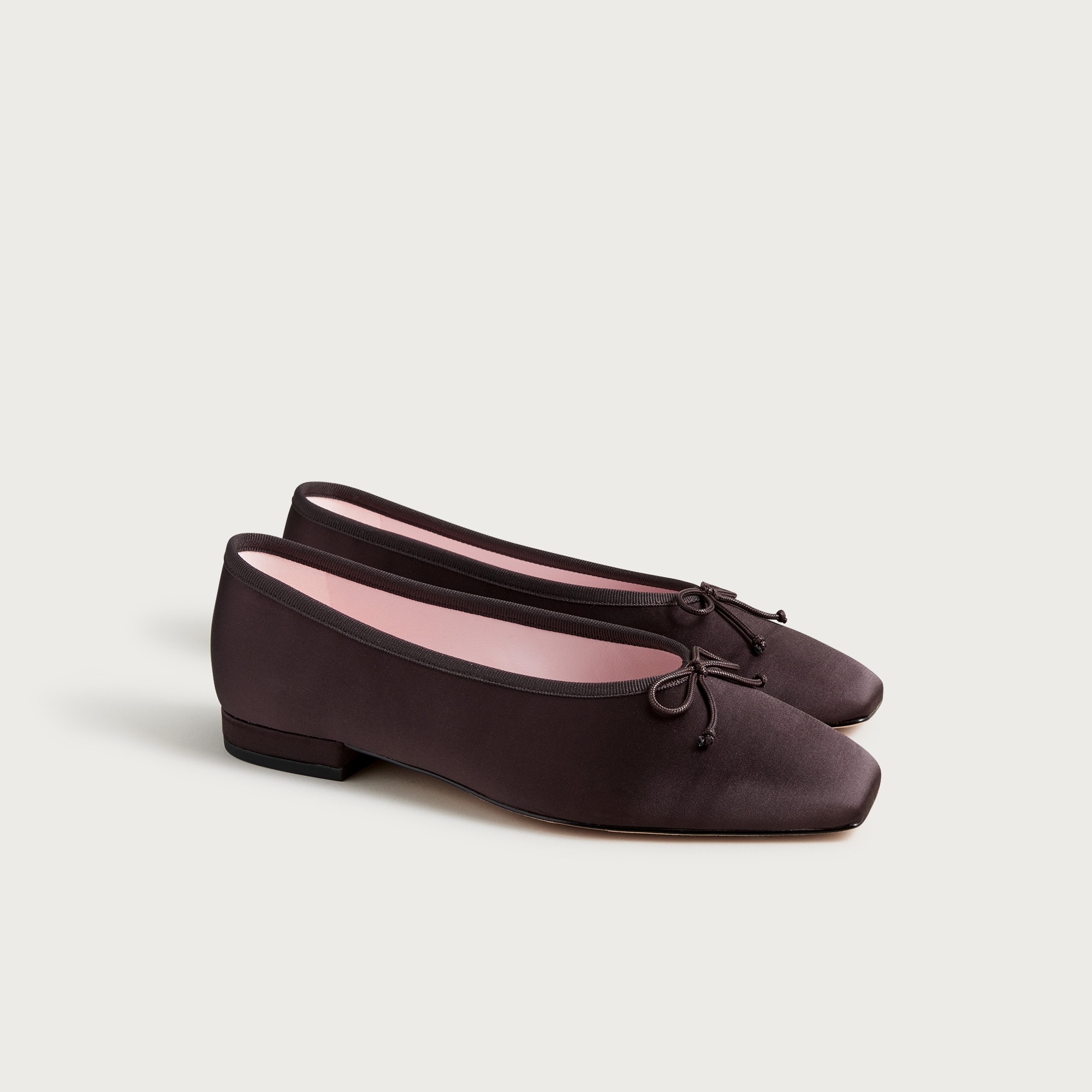 Sophie ballet flats in satin
