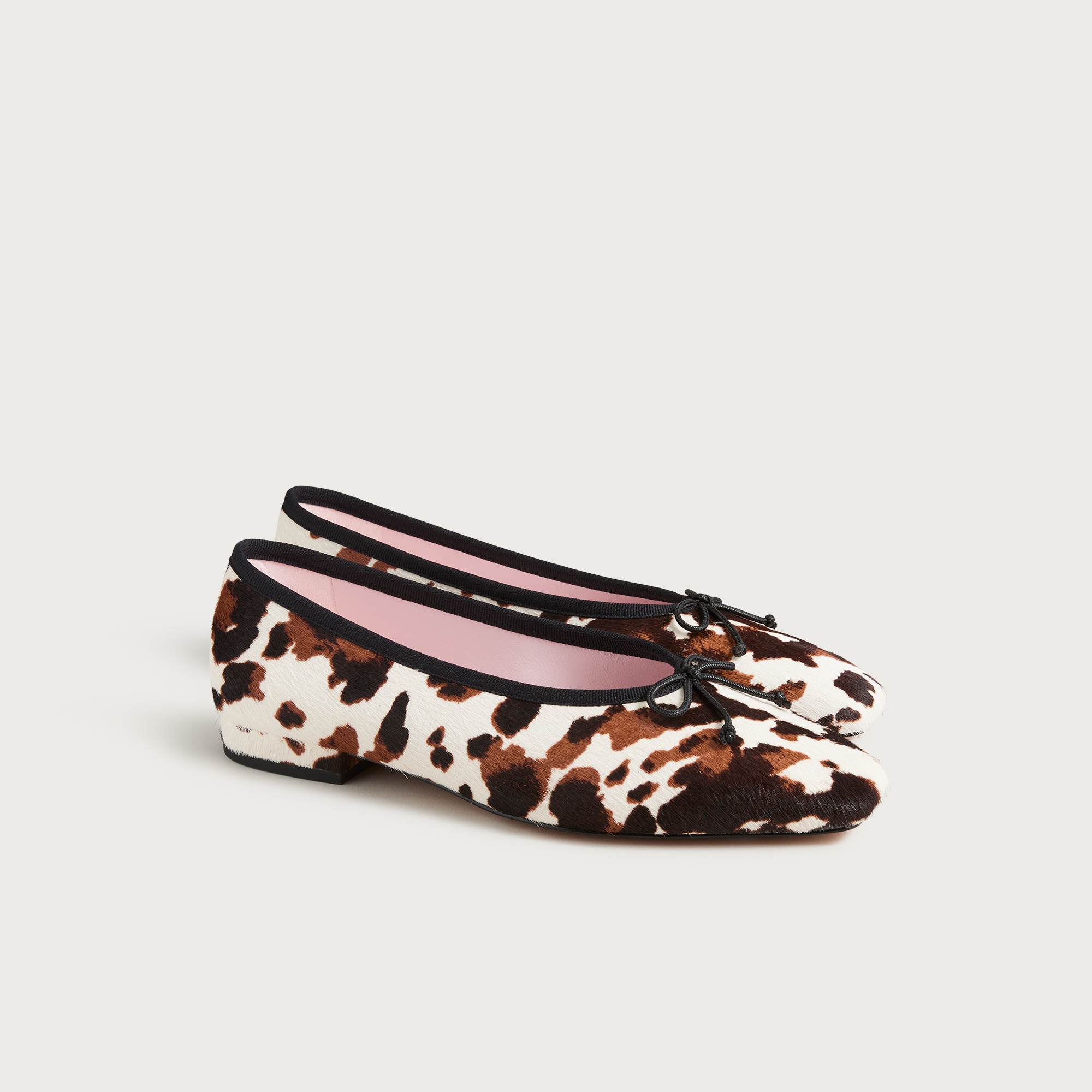 womens Sophie ballet flats in printed calf hair