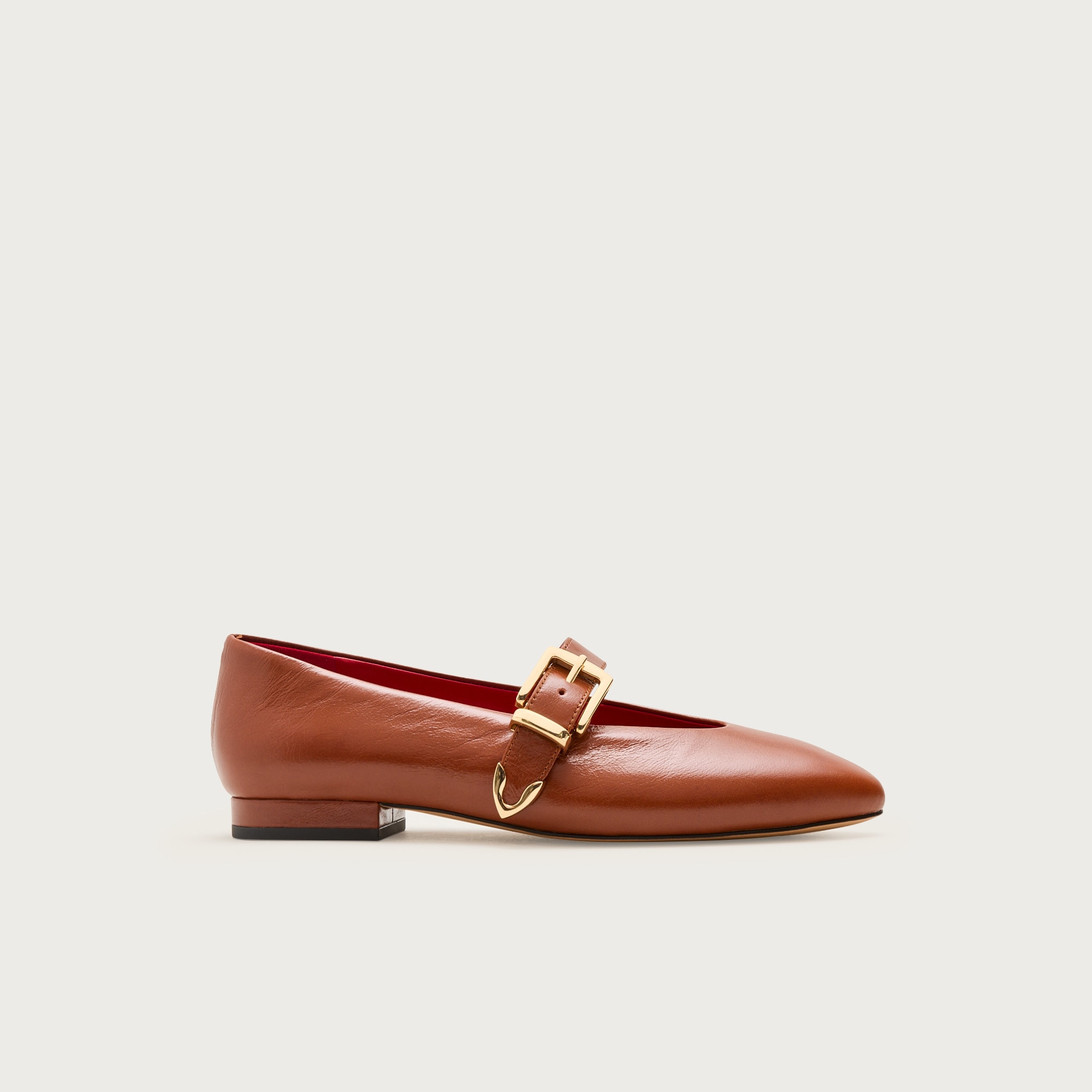 Bea Mary Jane ballet flats in leather