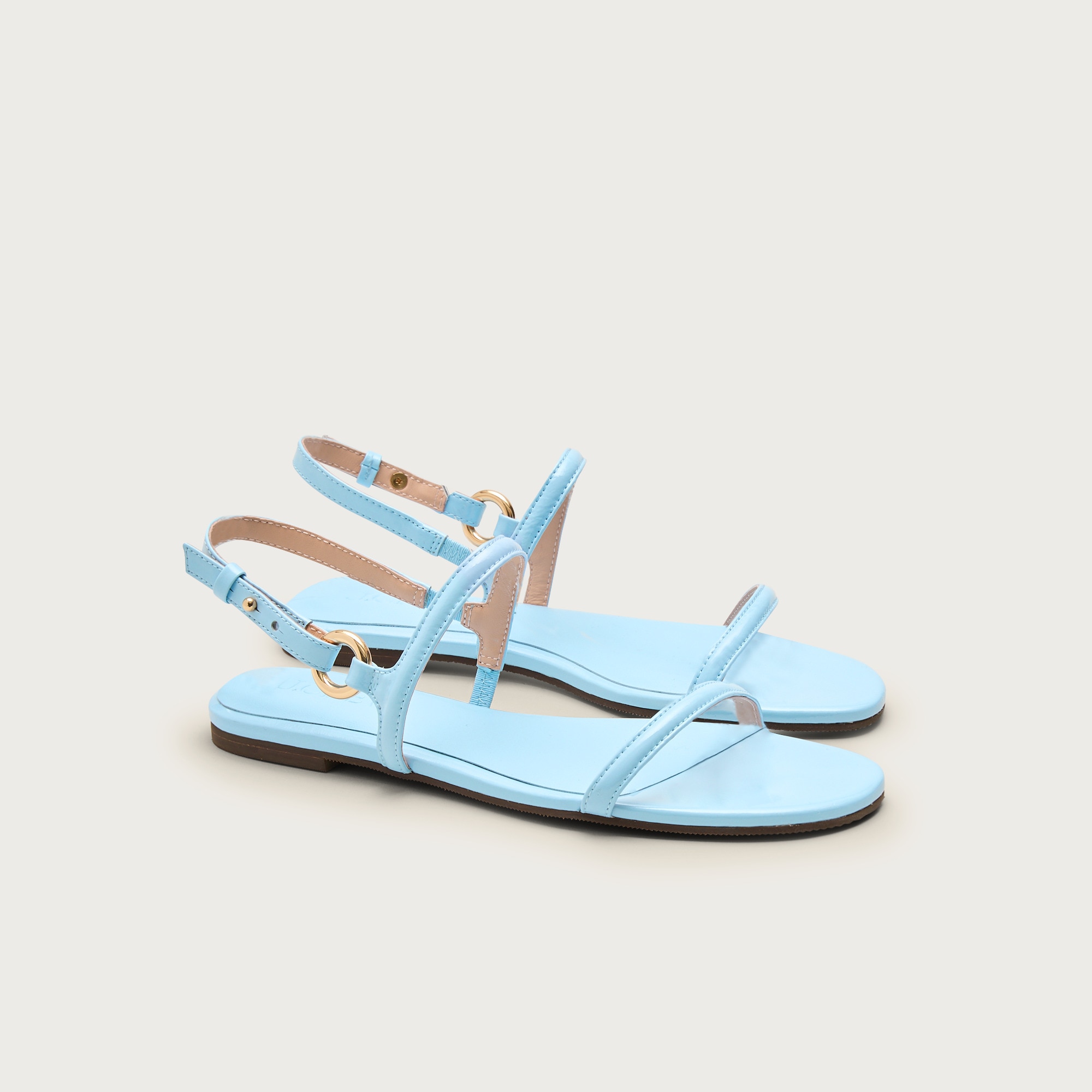 Audrey sandals in patent leather