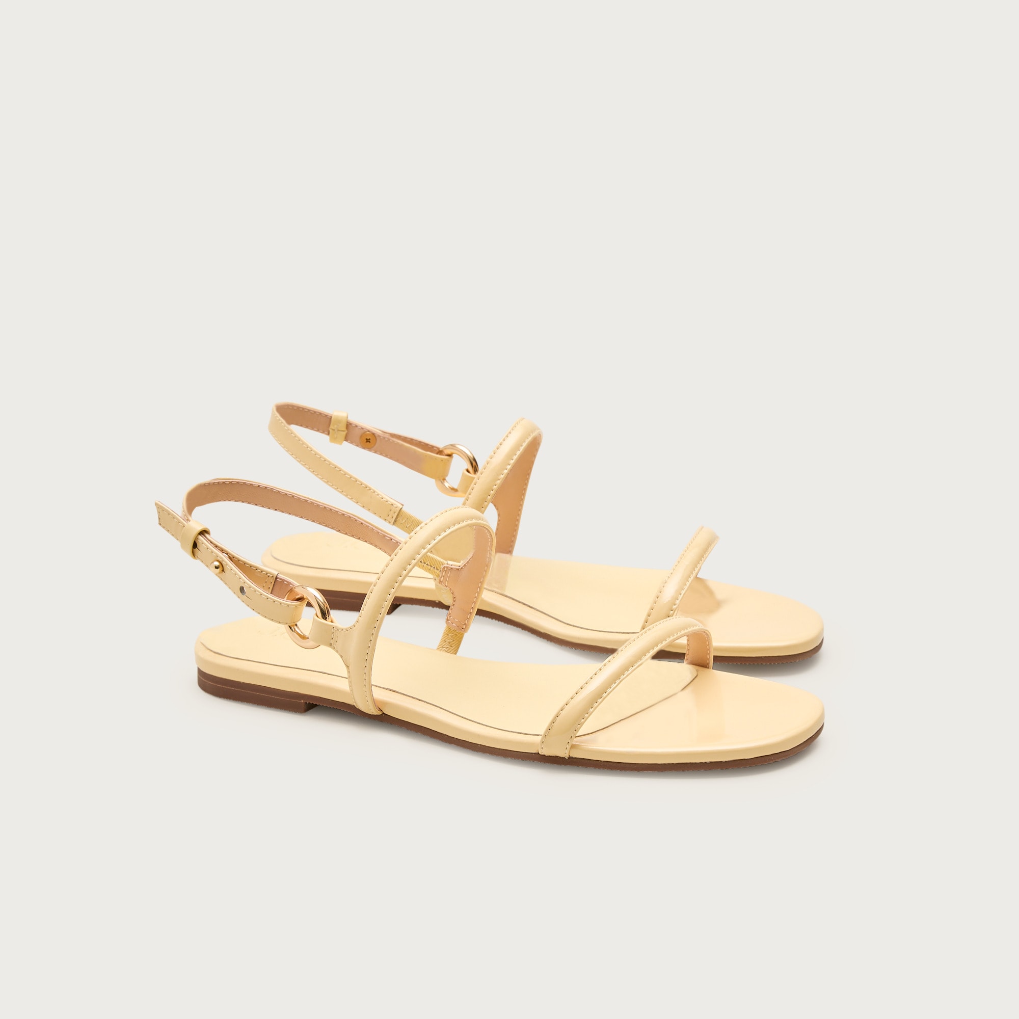 womens Audrey sandals in patent leather