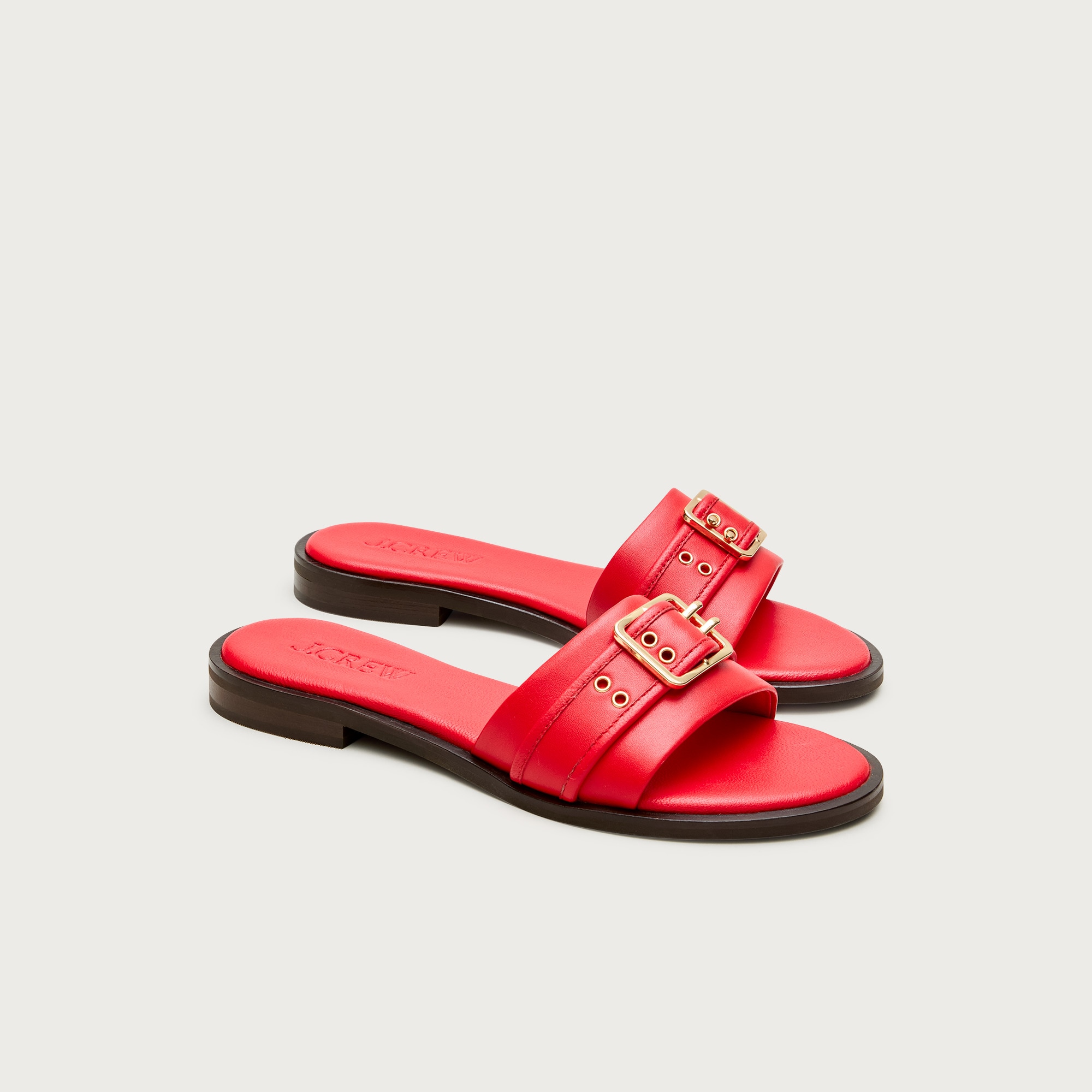 Belted sandals in leather from J.Crew - $165