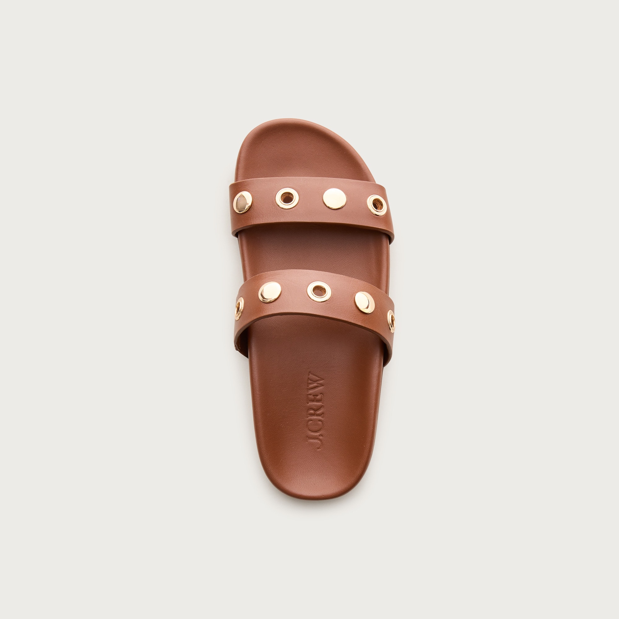 Kira grommet sandals in leather