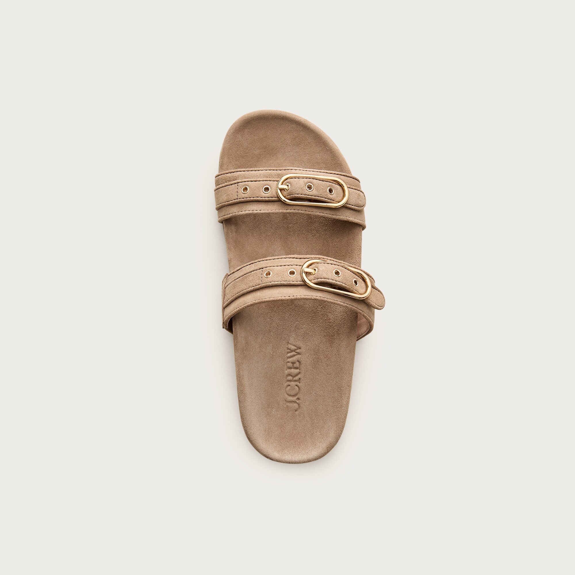 Kira buckle sandals in suede