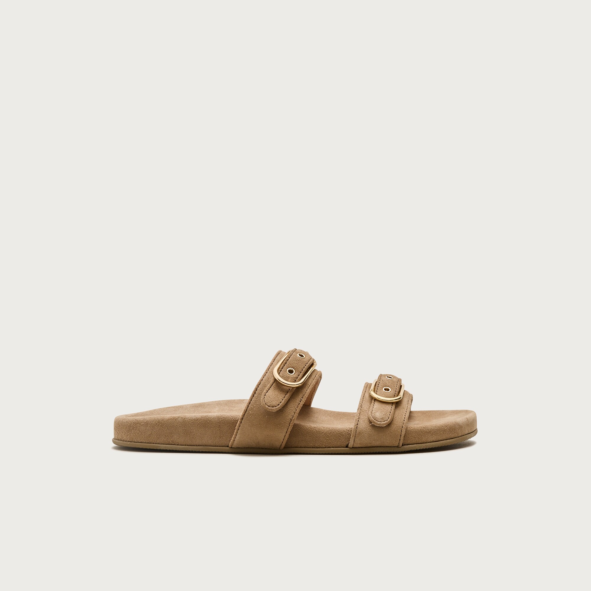 Kira buckle sandals in suede