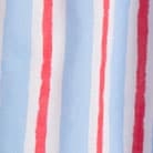 Girls' block-print beach dress PARIS SKY RED