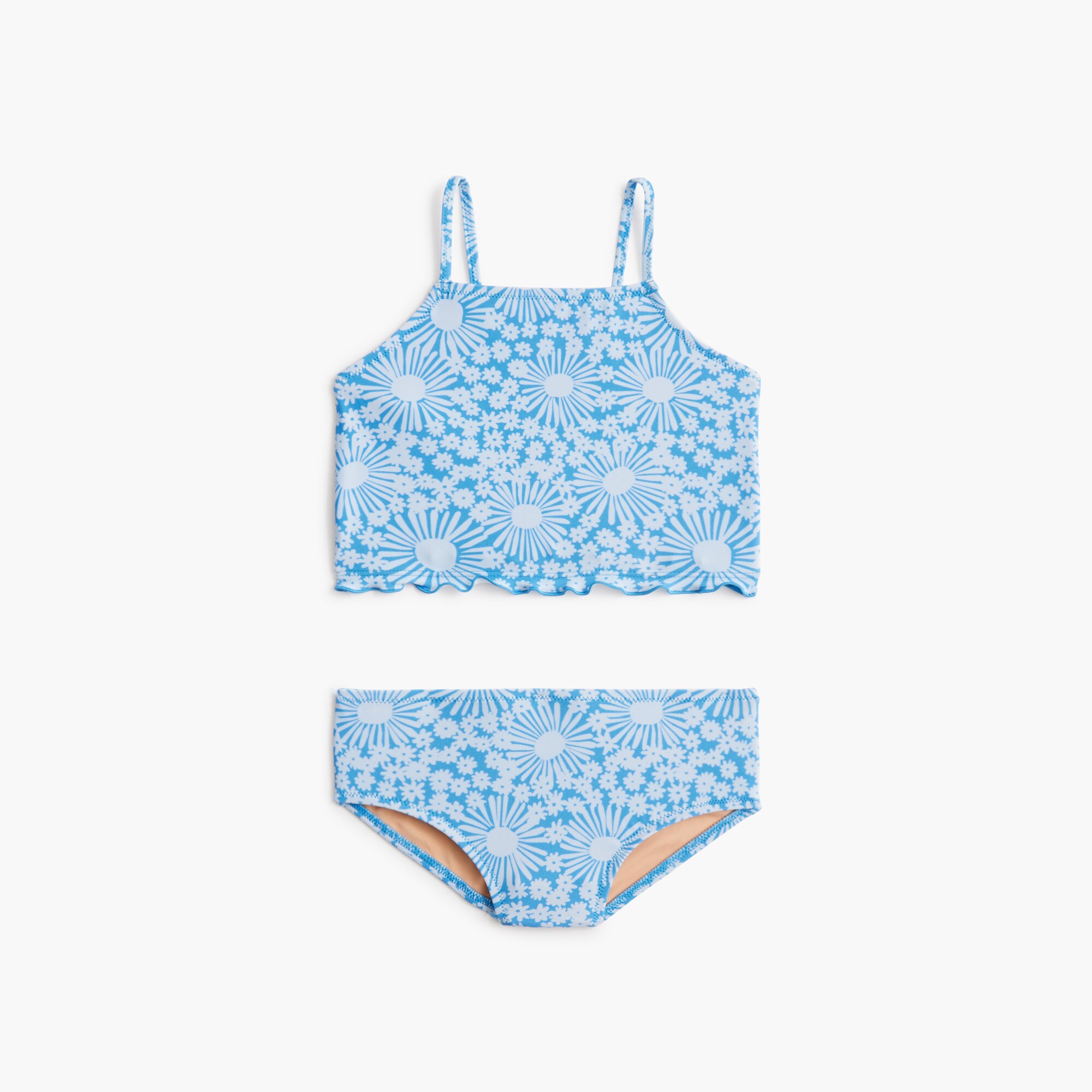 girls' floral tankini set for girls