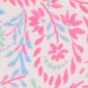 Girls' tie-dyed crossover bikini set WHITE MULTI