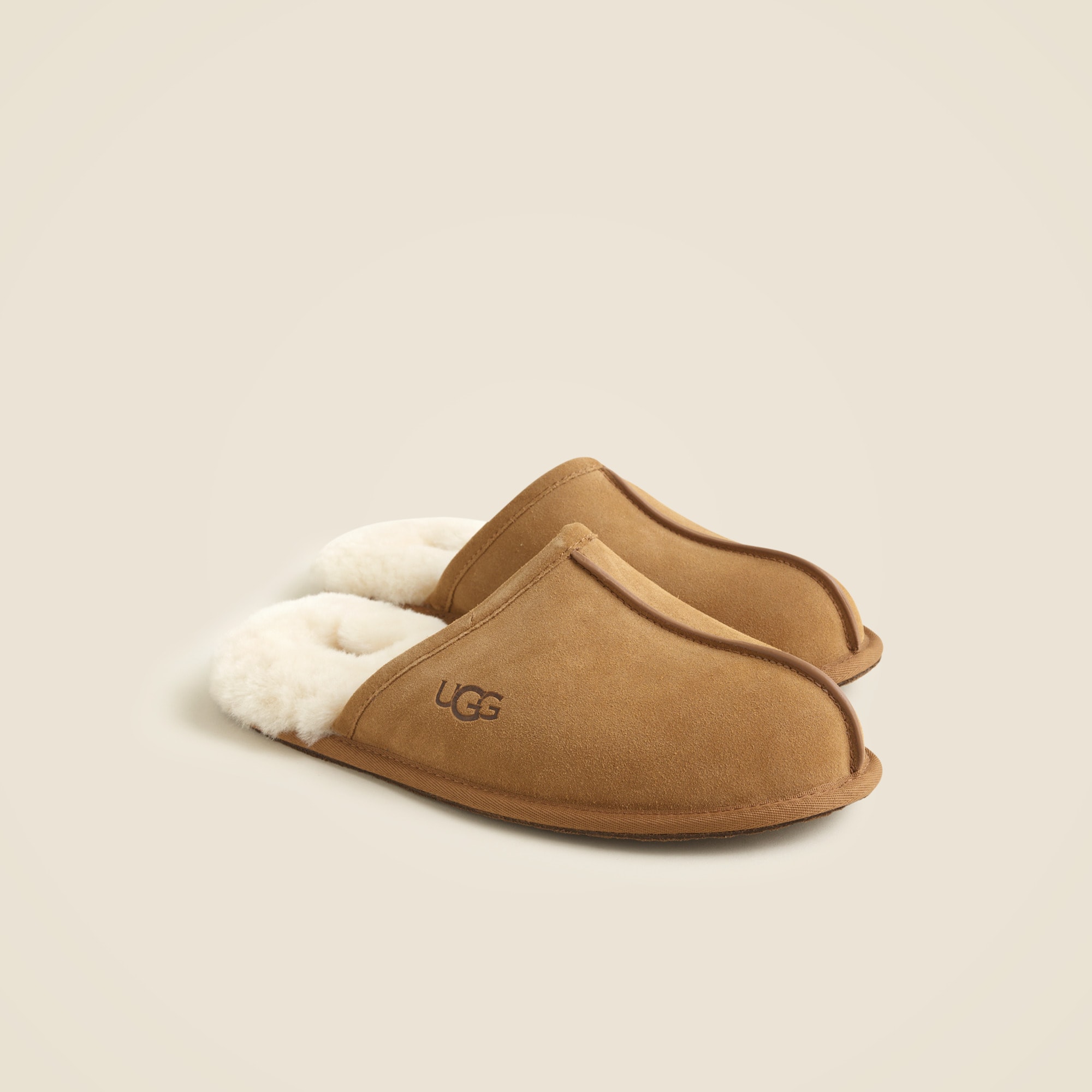 UGG® scuff slippers in suede