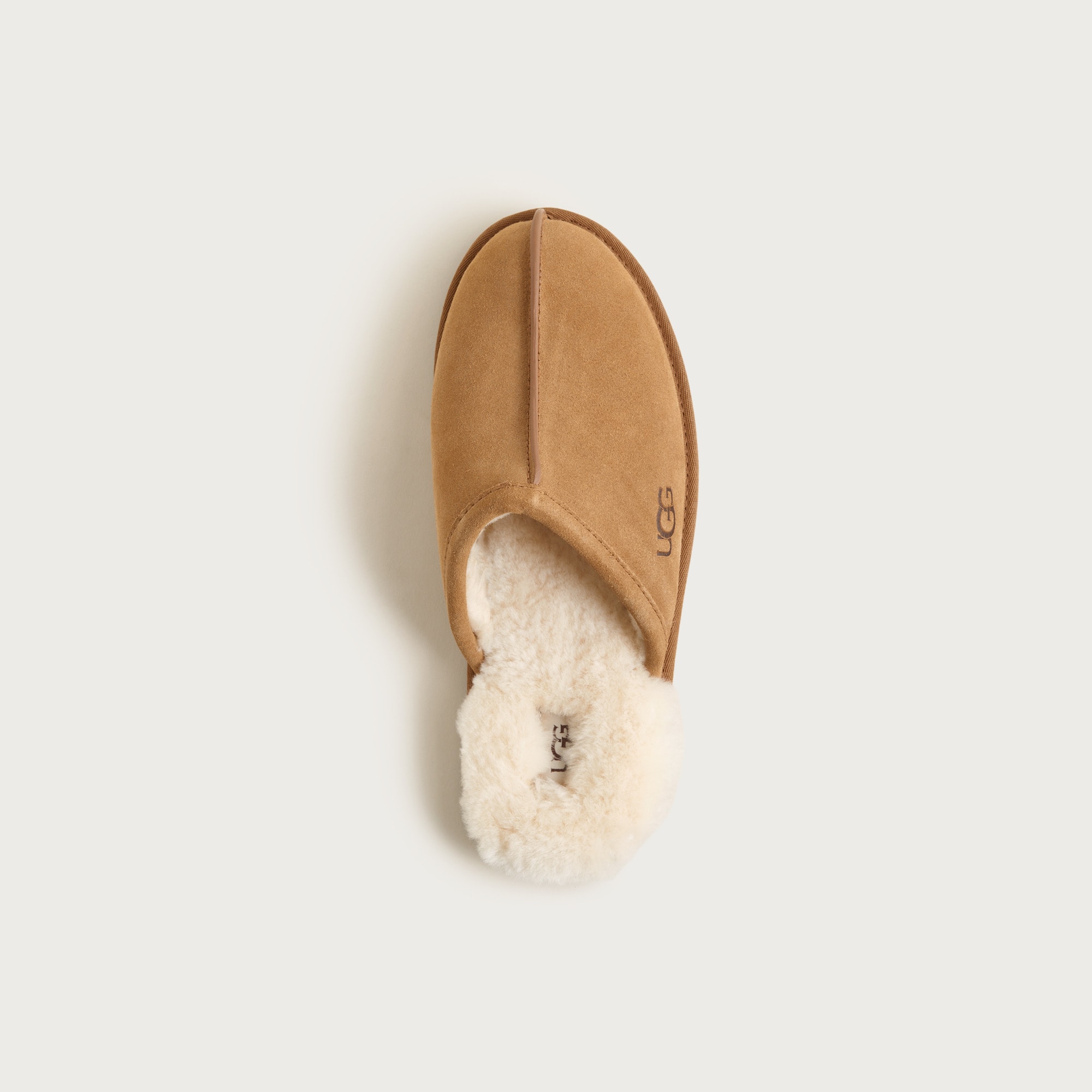 UGG® scuff slippers in suede