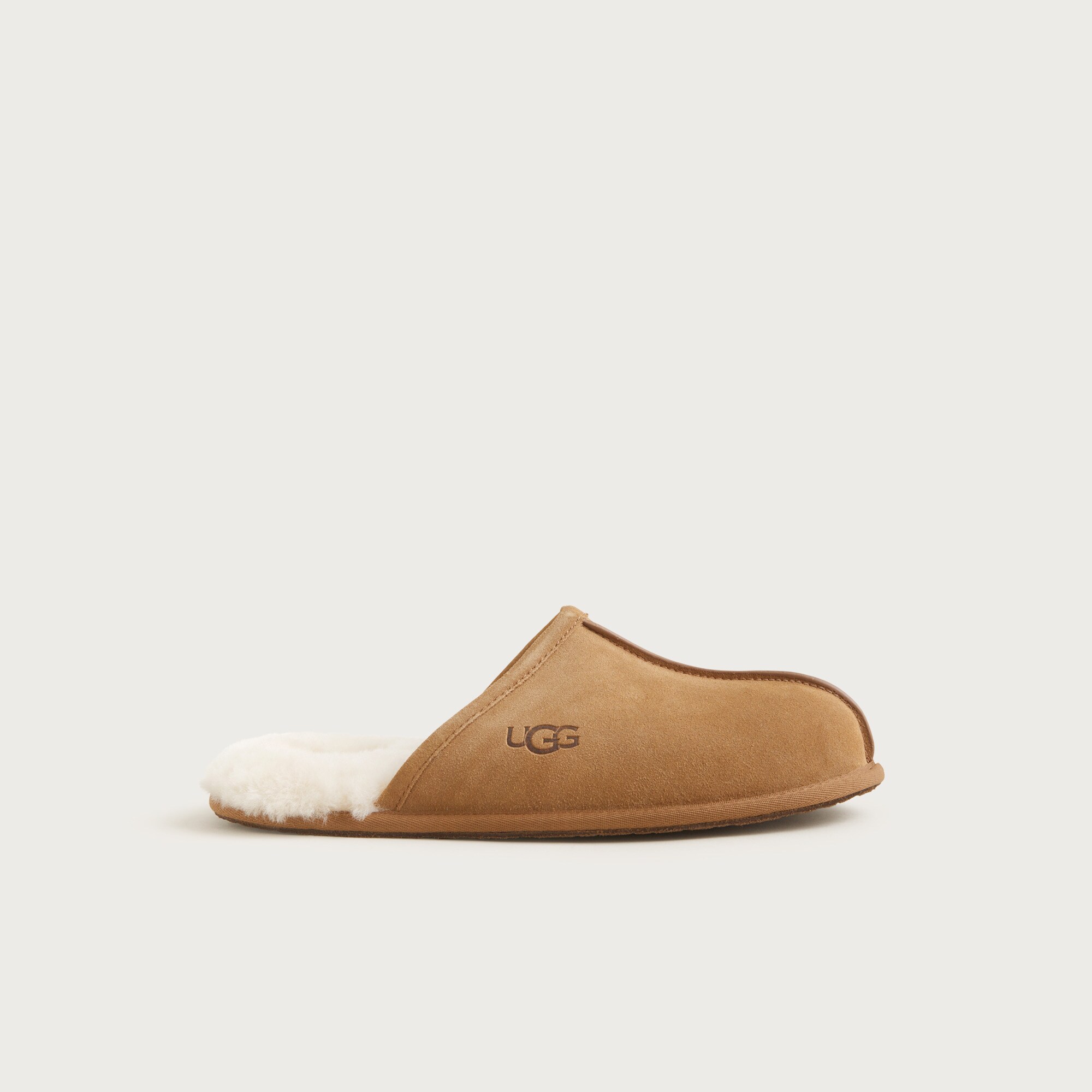UGG® scuff slippers in suede