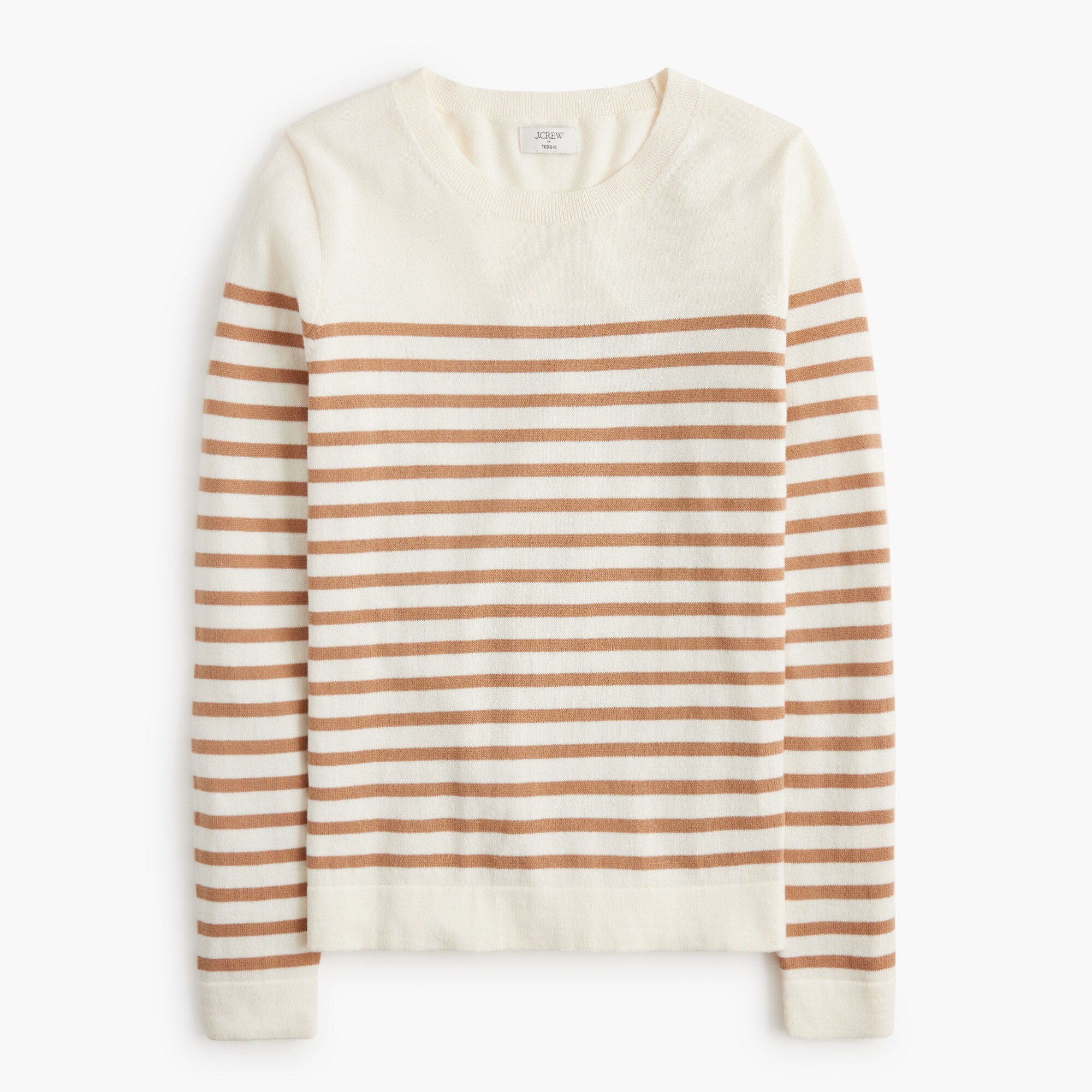 womens Striped Teddie sweater