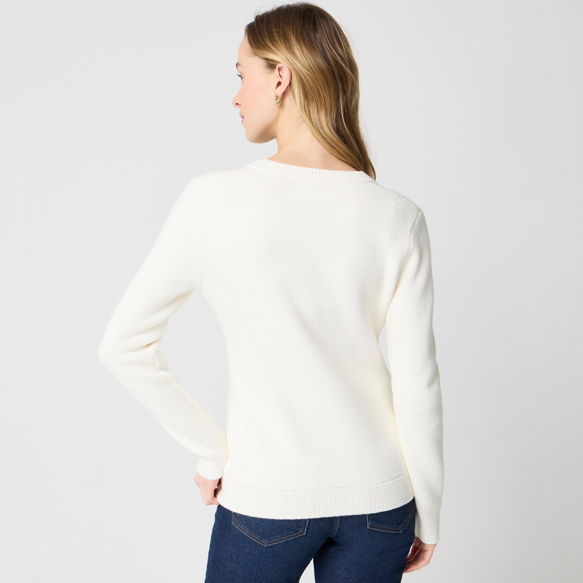 Waisted sweater-jacket