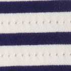 Striped pointelle scallop-neck sweater Other