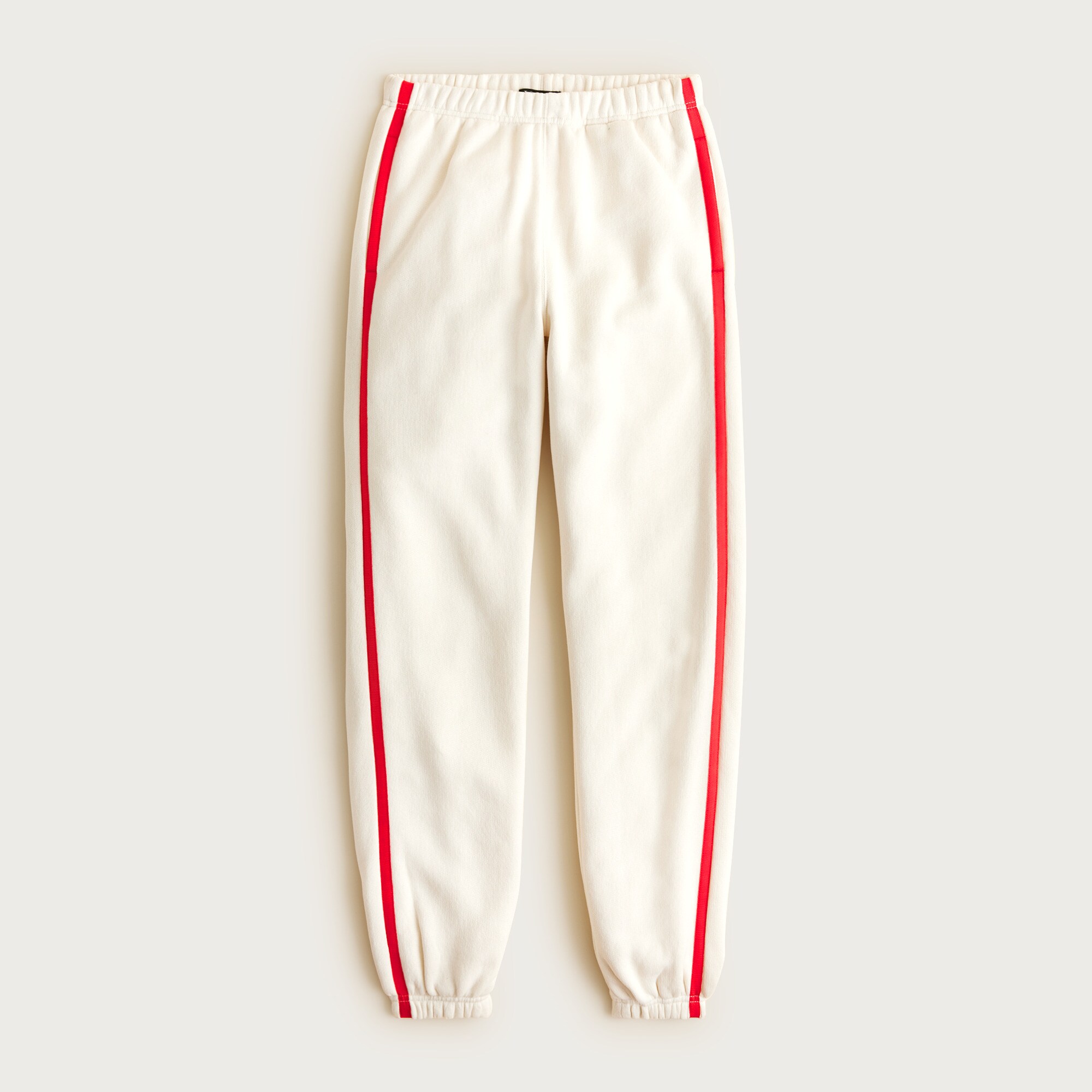Heritage terry jogger pant with side stripe