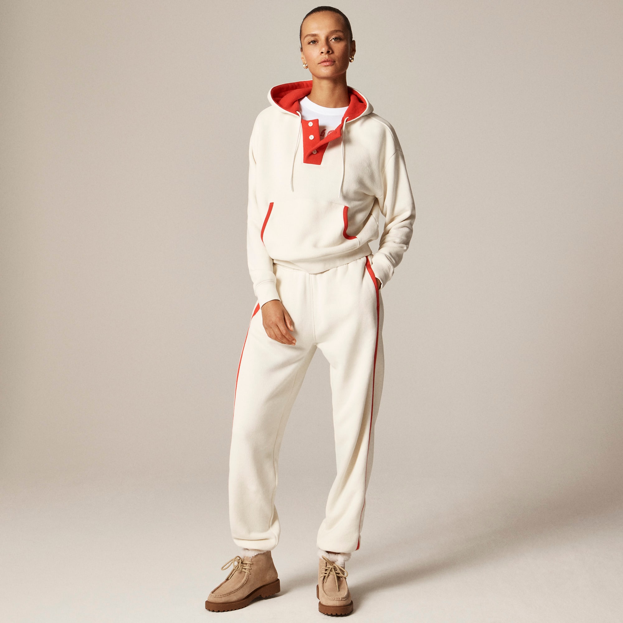 Heritage terry jogger pant with side stripe - image 2