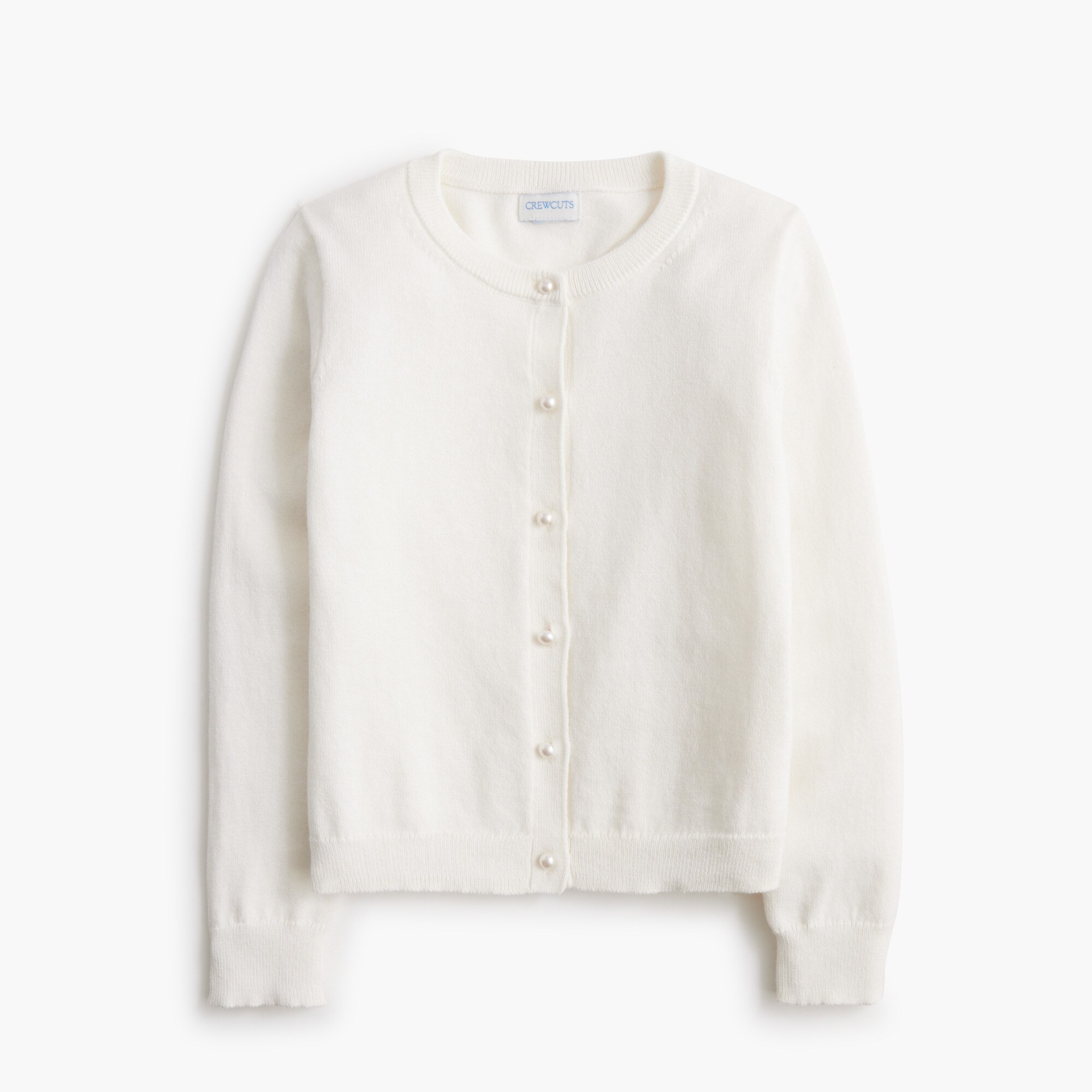 Girls' Casey Cardigan Sweater With Pearl Buttons For Girls | Factory