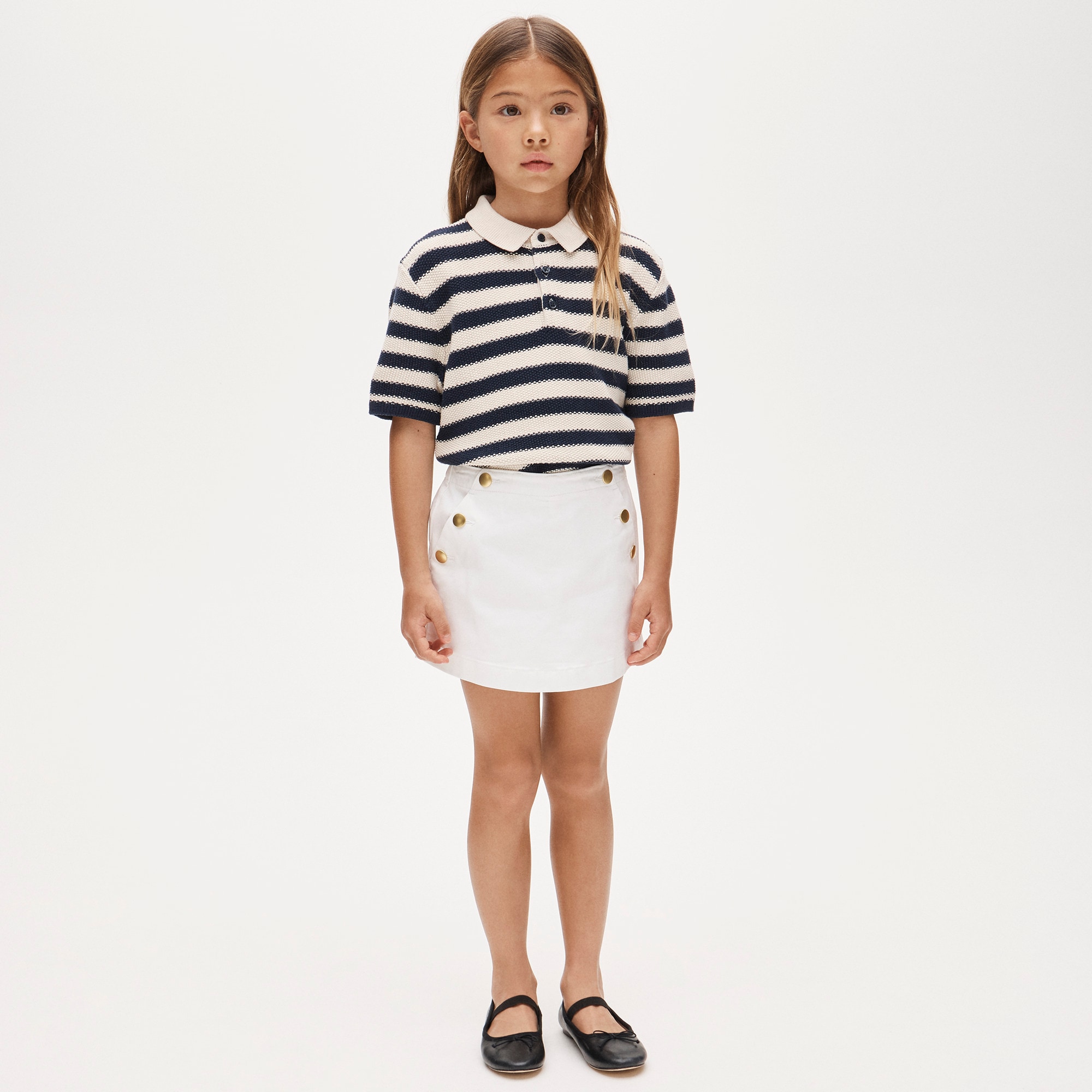 girls Girls' Sailor skort in chino