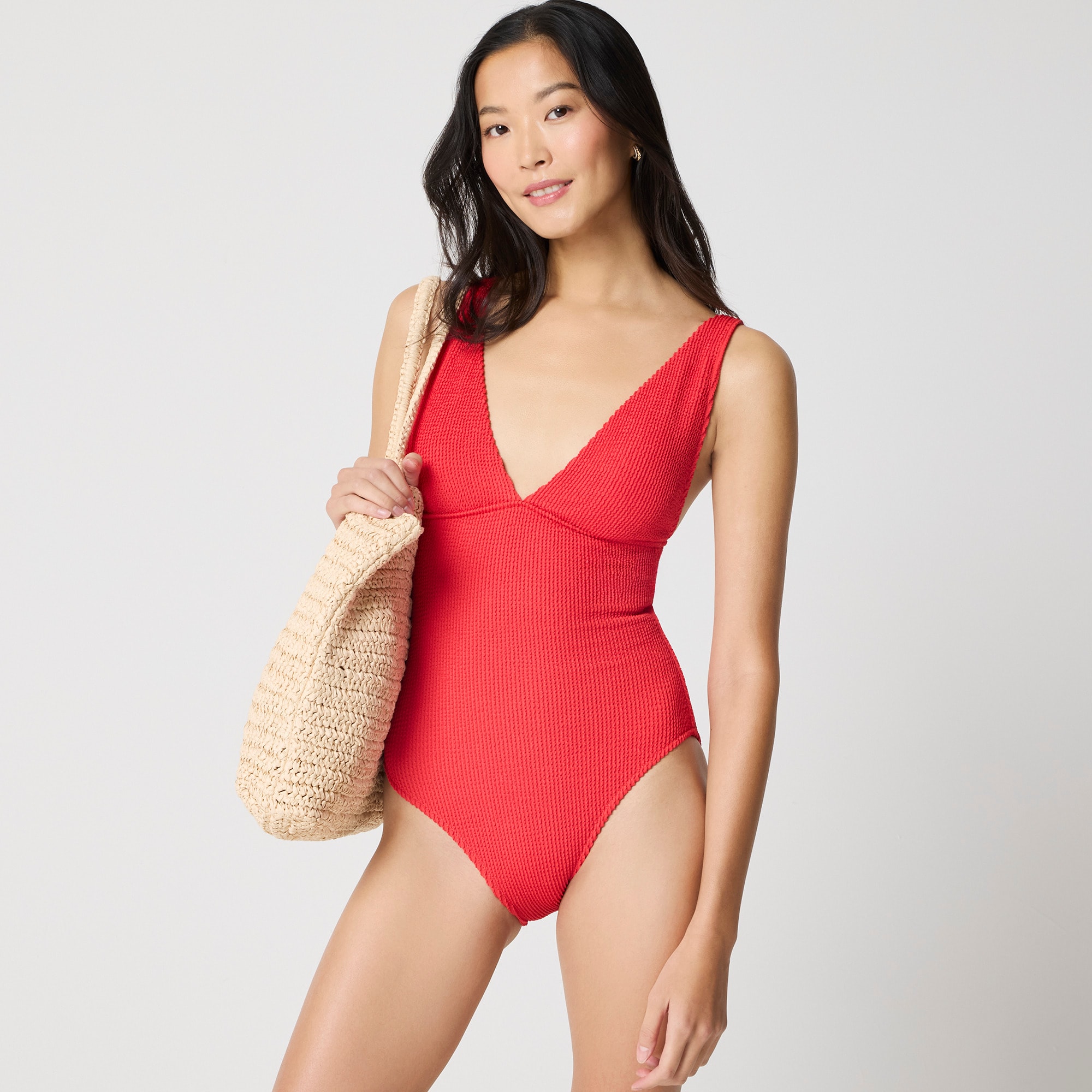 womens Scrunchie one-piece swimsuit