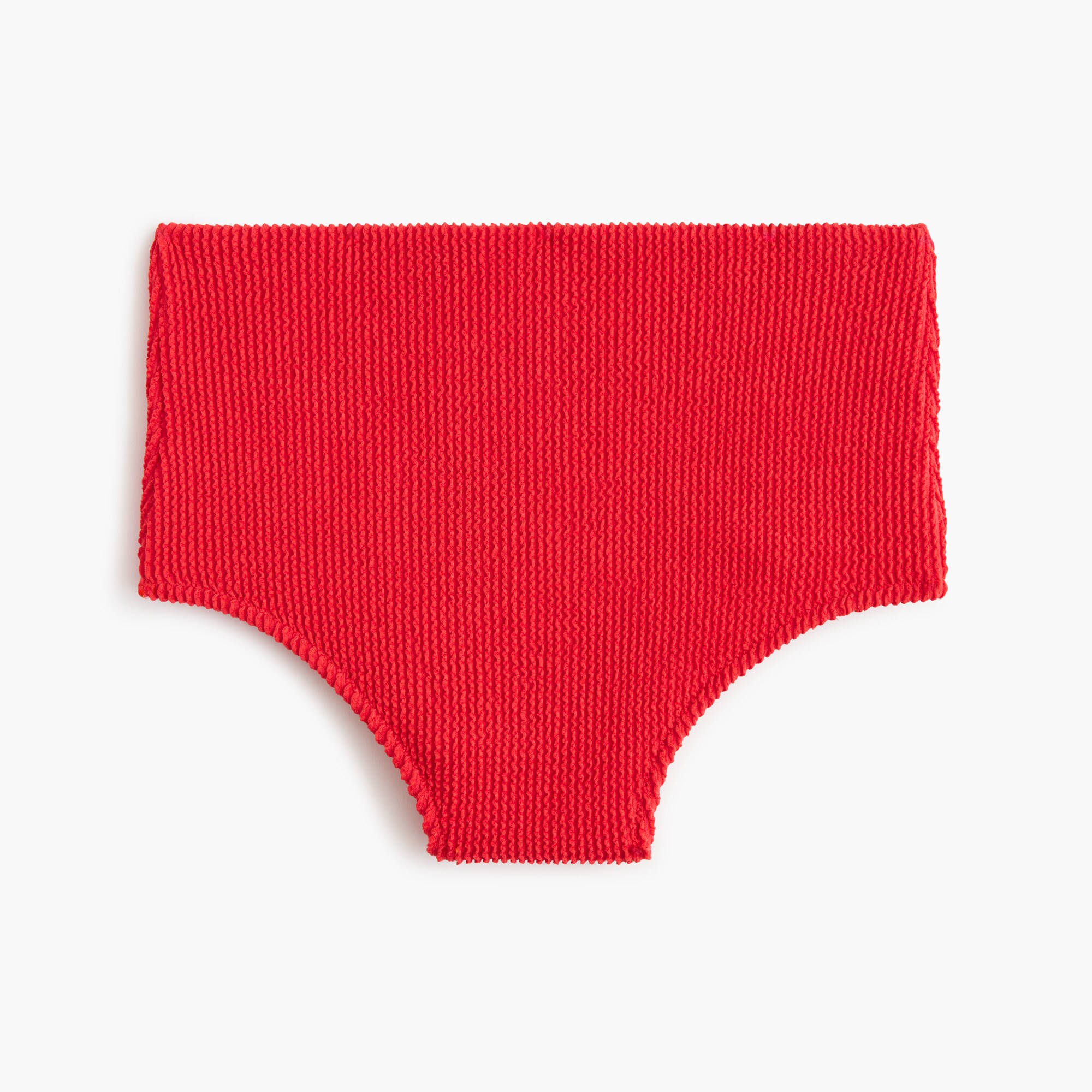Scrunchie high-waisted bikini bottom