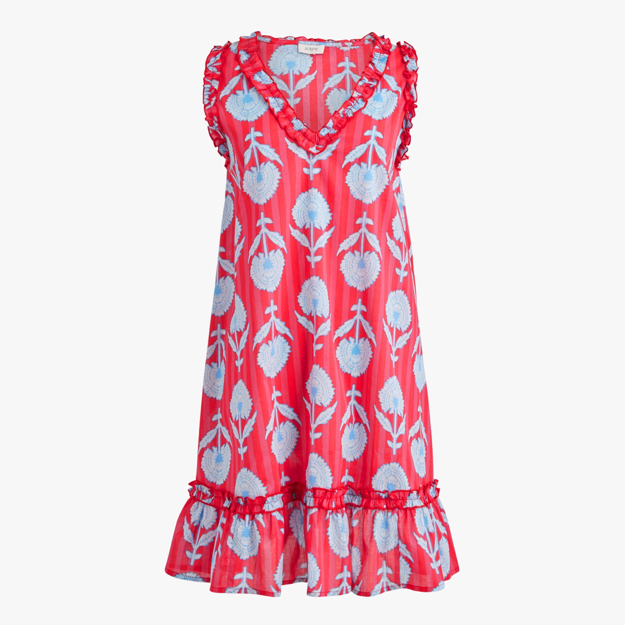 Ruffle mini beach dress