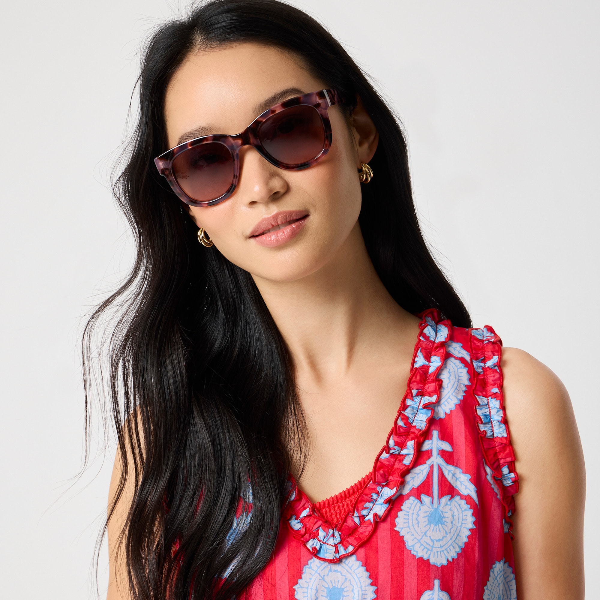 Ruffle mini cover-up - image 2