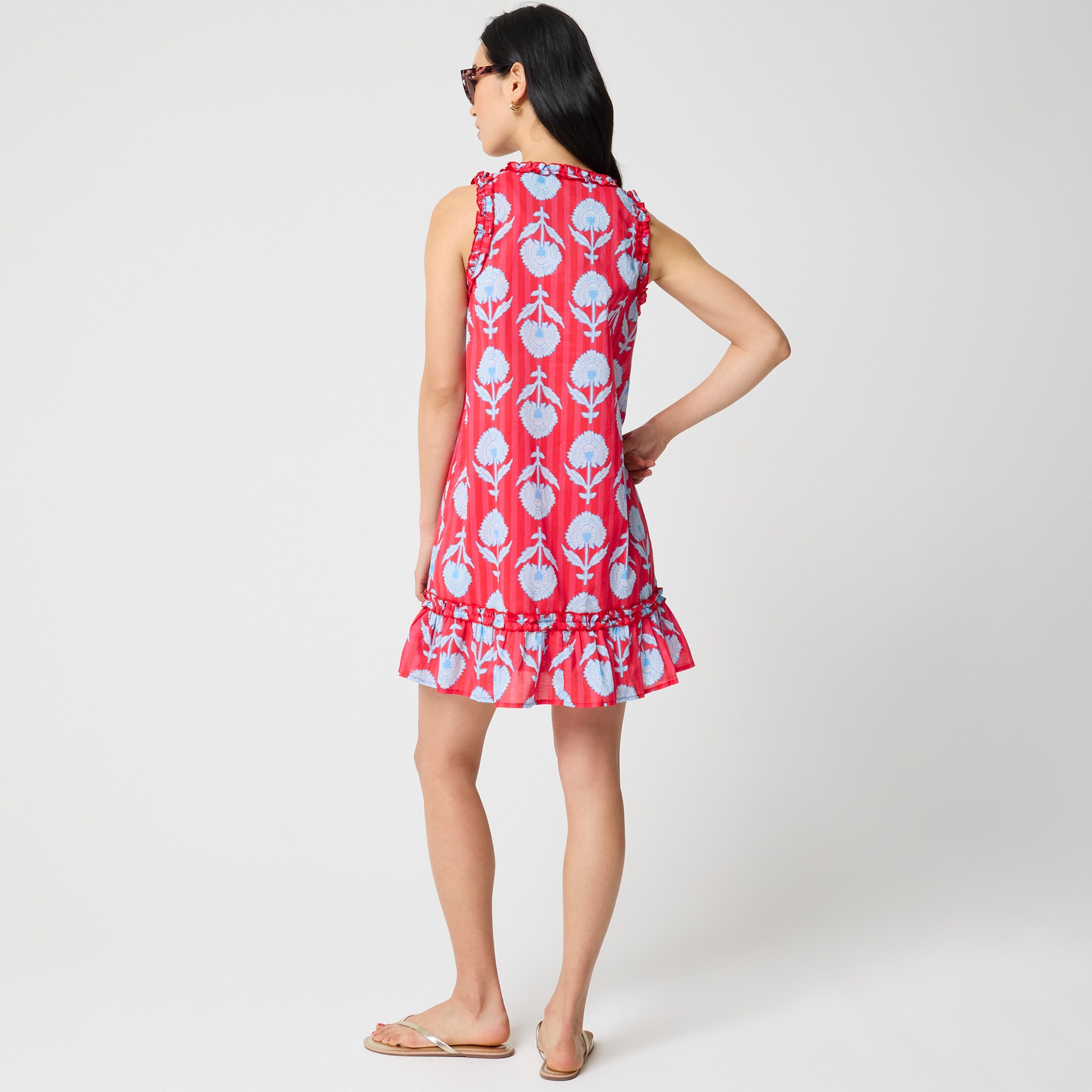 Ruffle mini cover-up - image 3