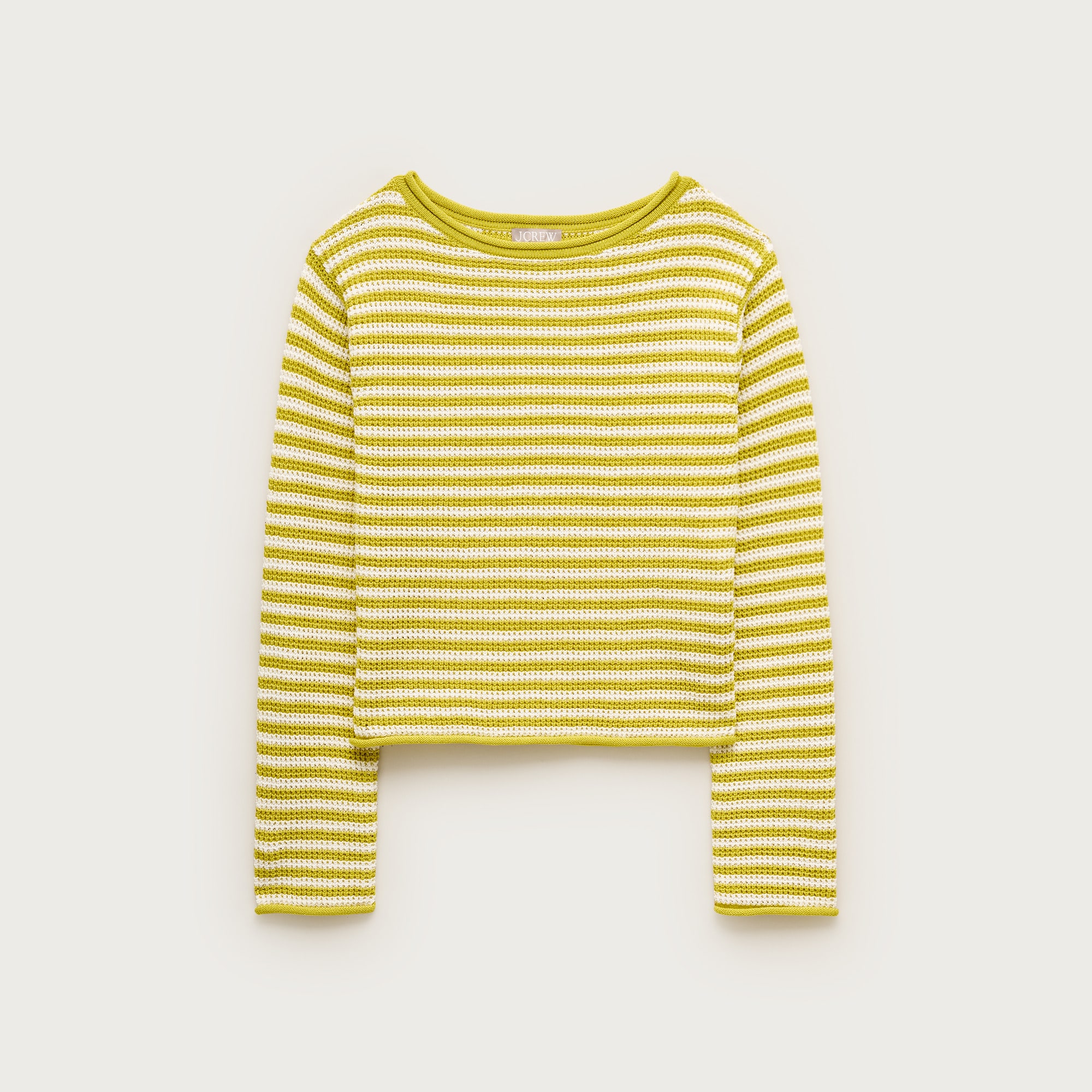 Boatneck sweater in stripe