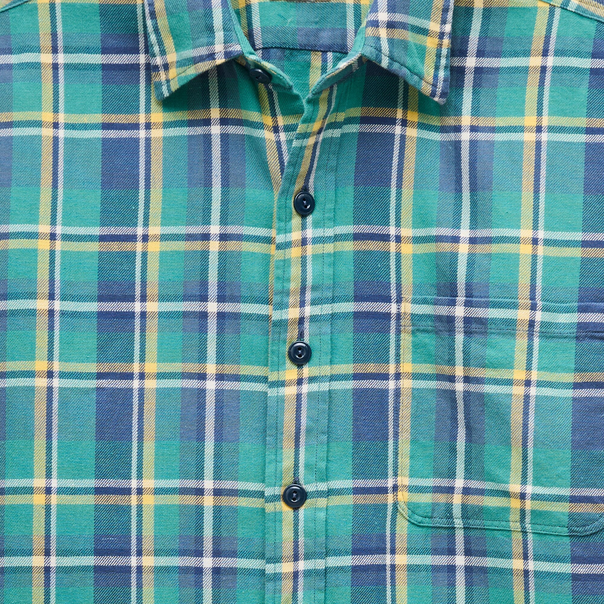 Cotton-hemp blend twill shirt