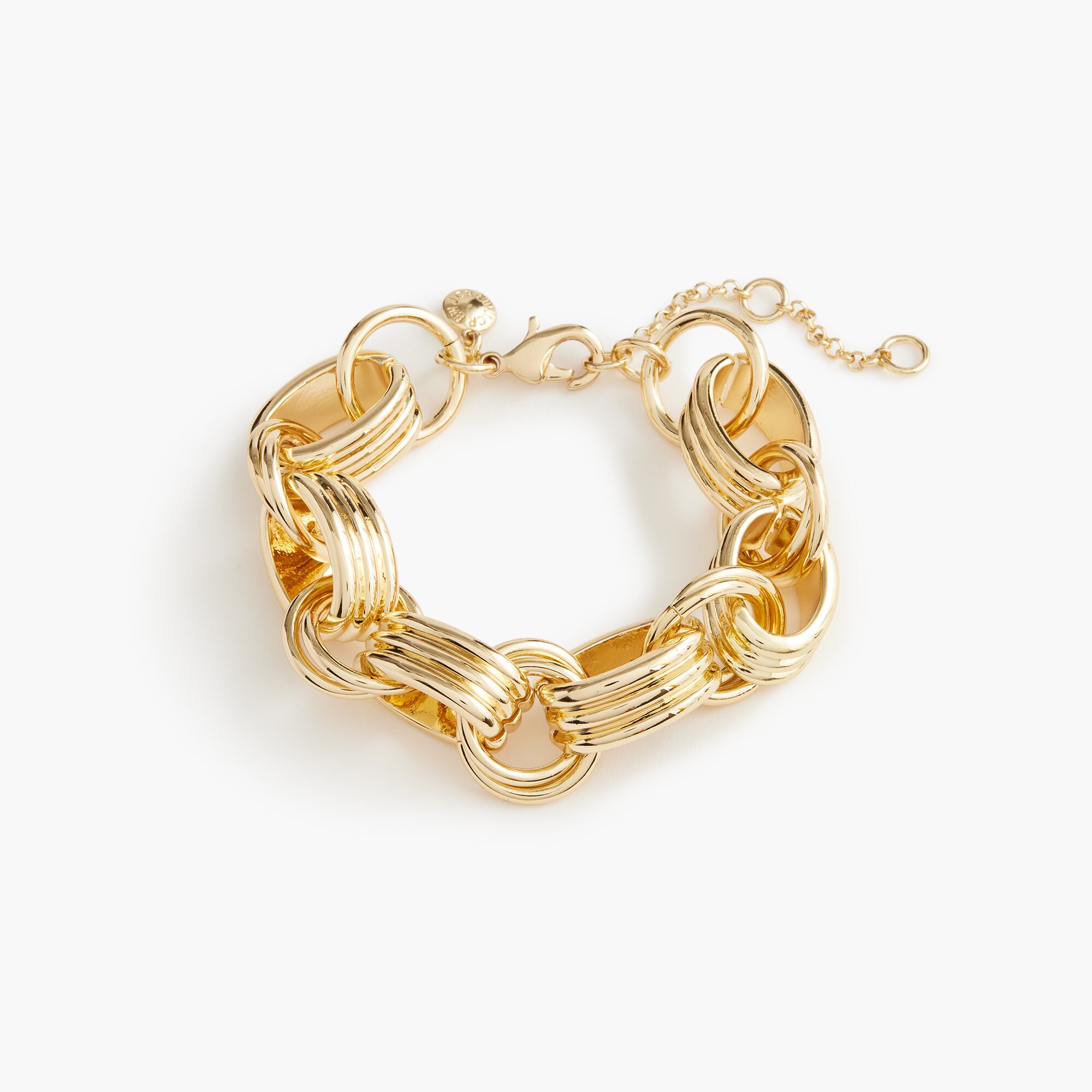 textured links bracelet for women