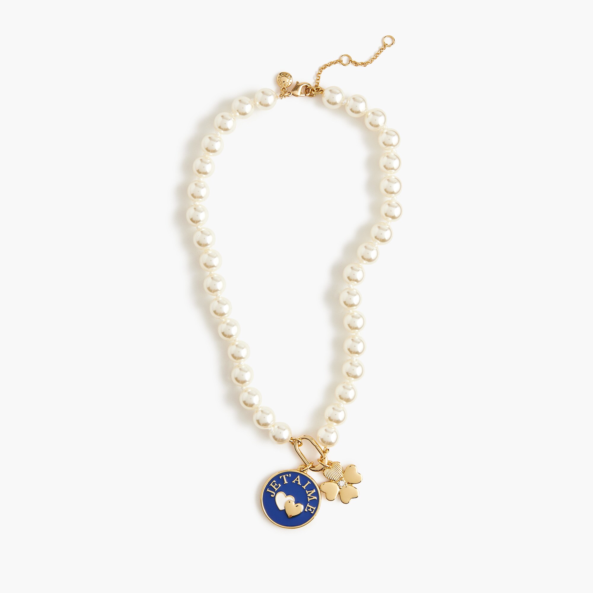 Je T'aime Pearl Pendant Necklace For Women | Factory