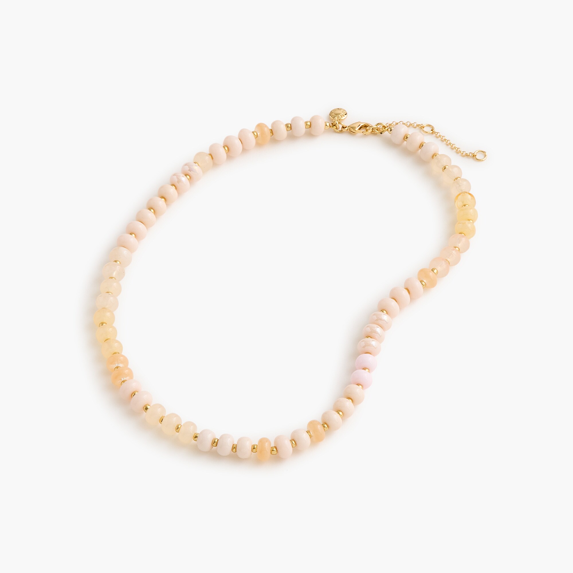 womens Oval beaded necklace