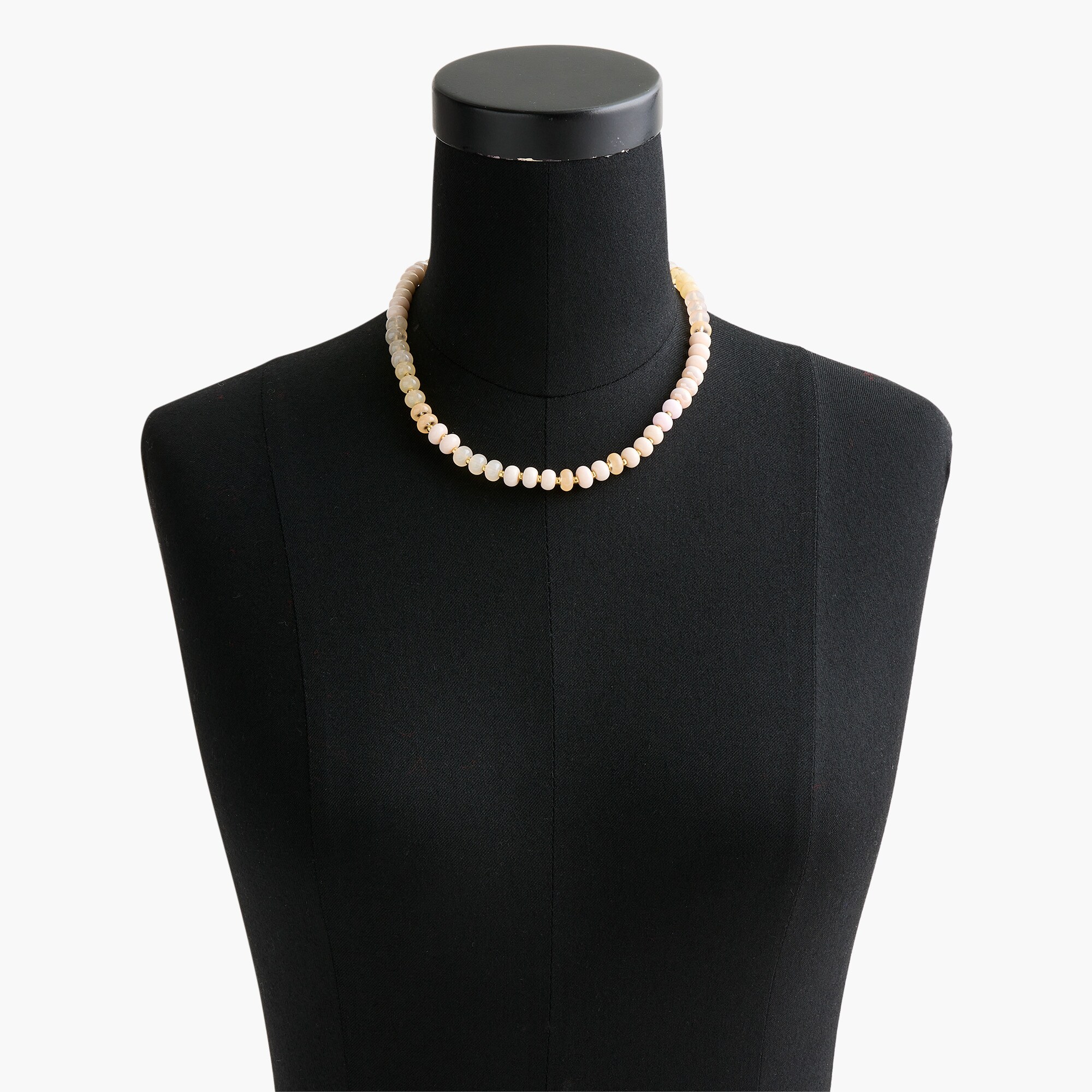 Oval beaded necklace