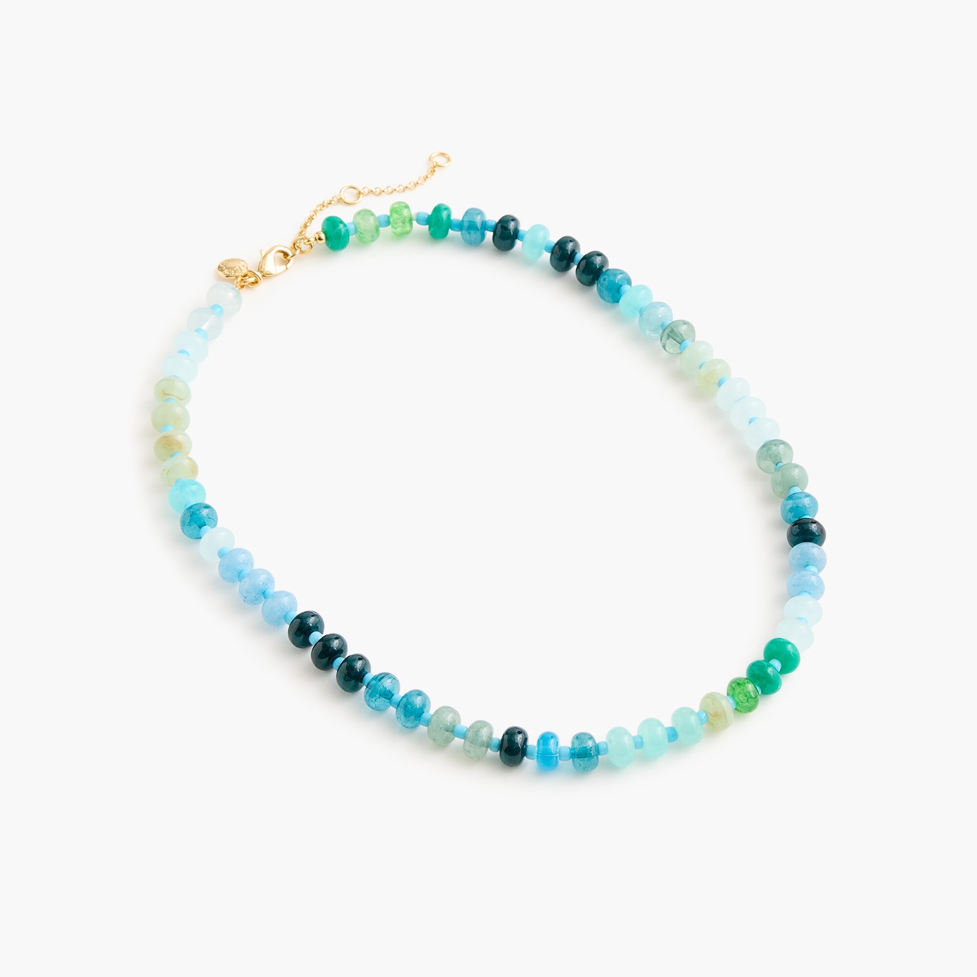 womens Oval beaded necklace