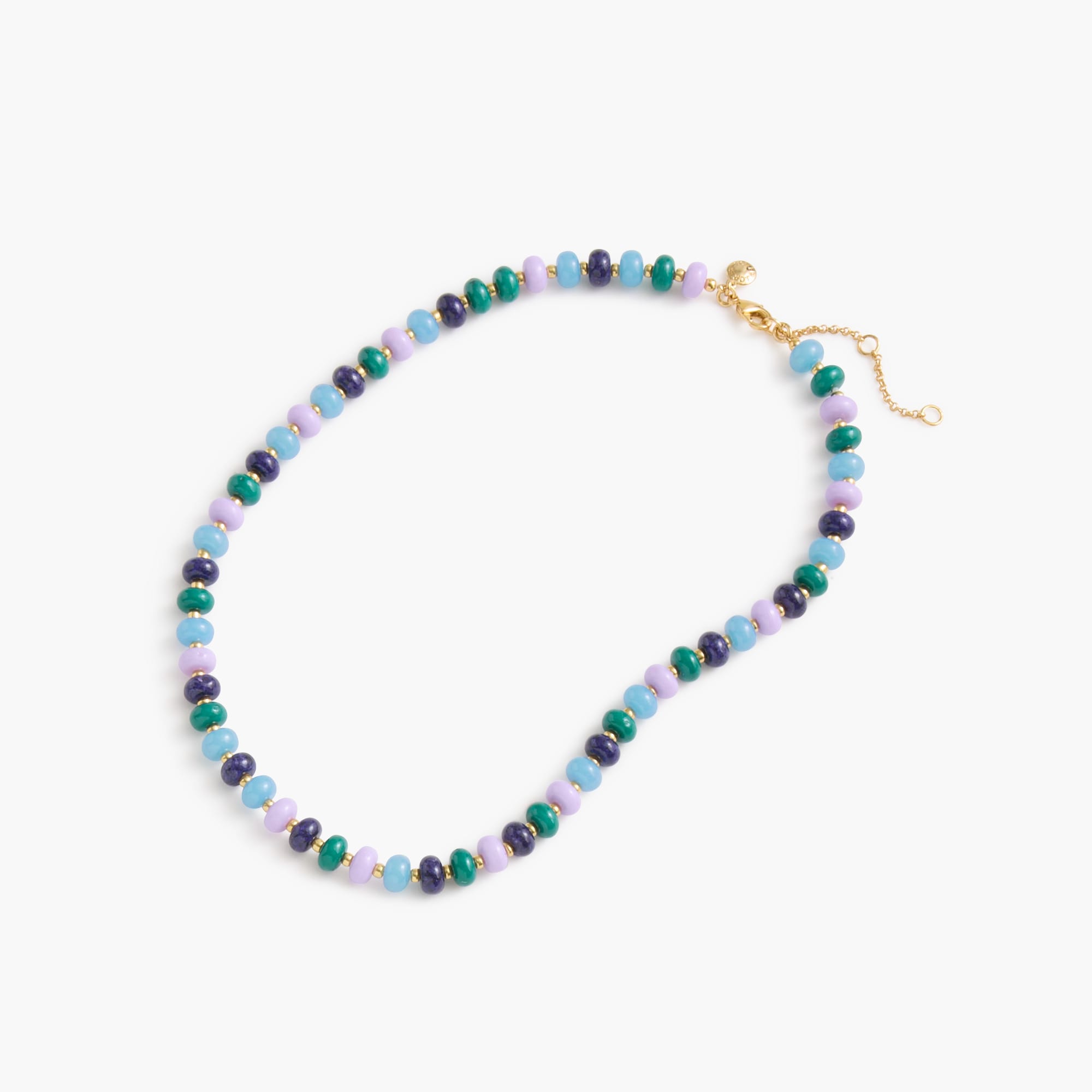 Oval beaded necklace